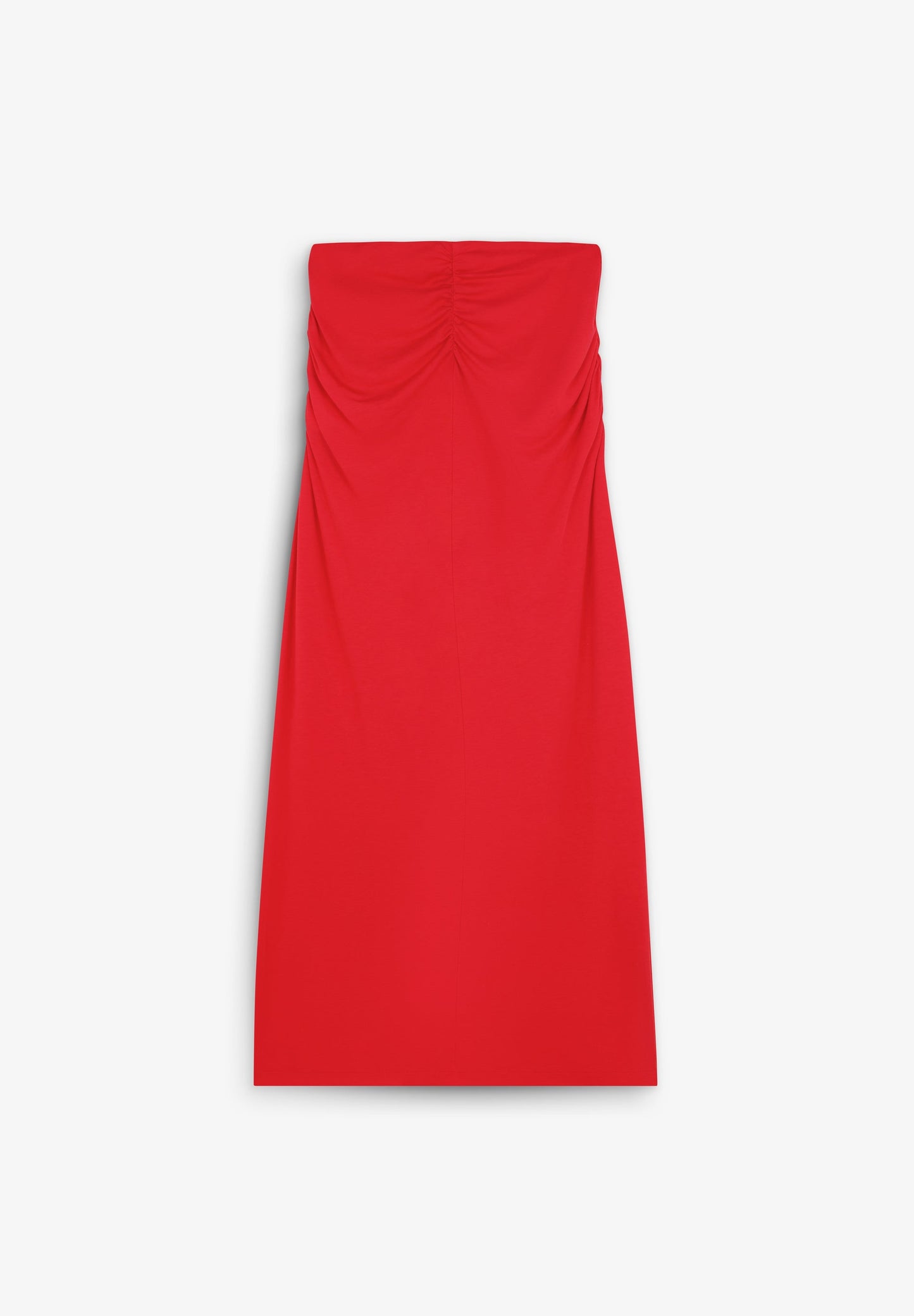 FALDA MIDI DETALLE FRUNCE