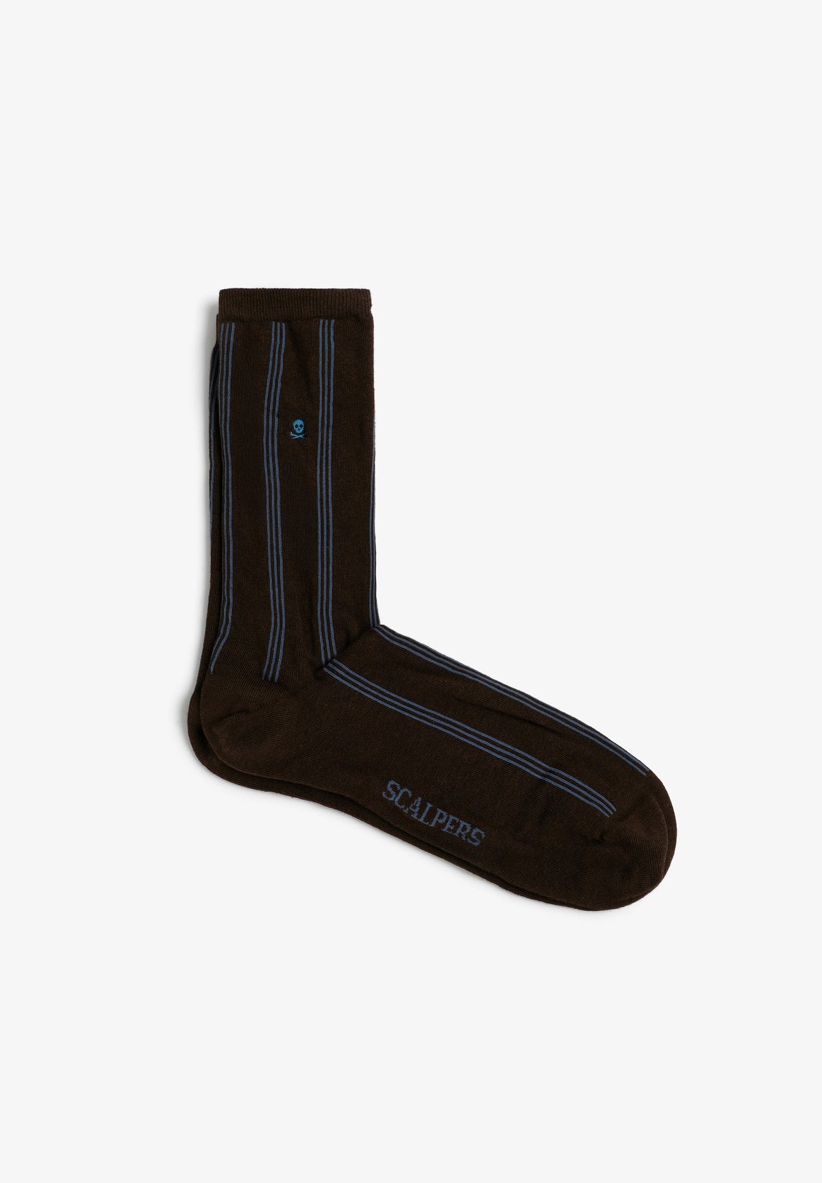 CALCETINES BORDADOS RAYAS CONTRASTE