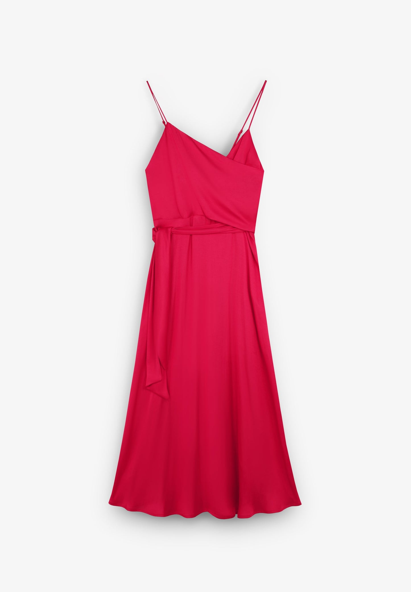 VESTIDO ESCOTE ASIMÉTRICO