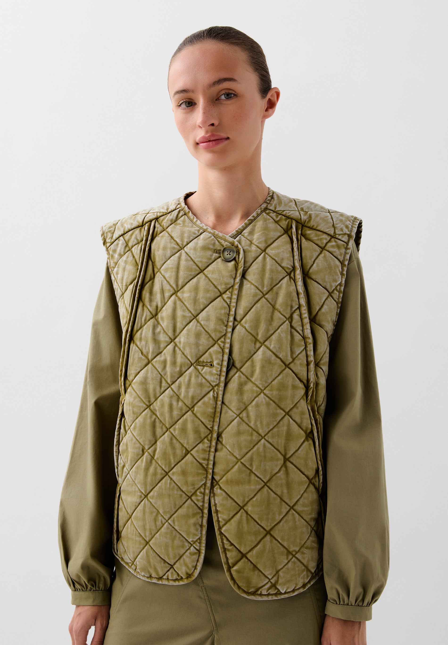 CHALECO ACOLCHADO LAVADO