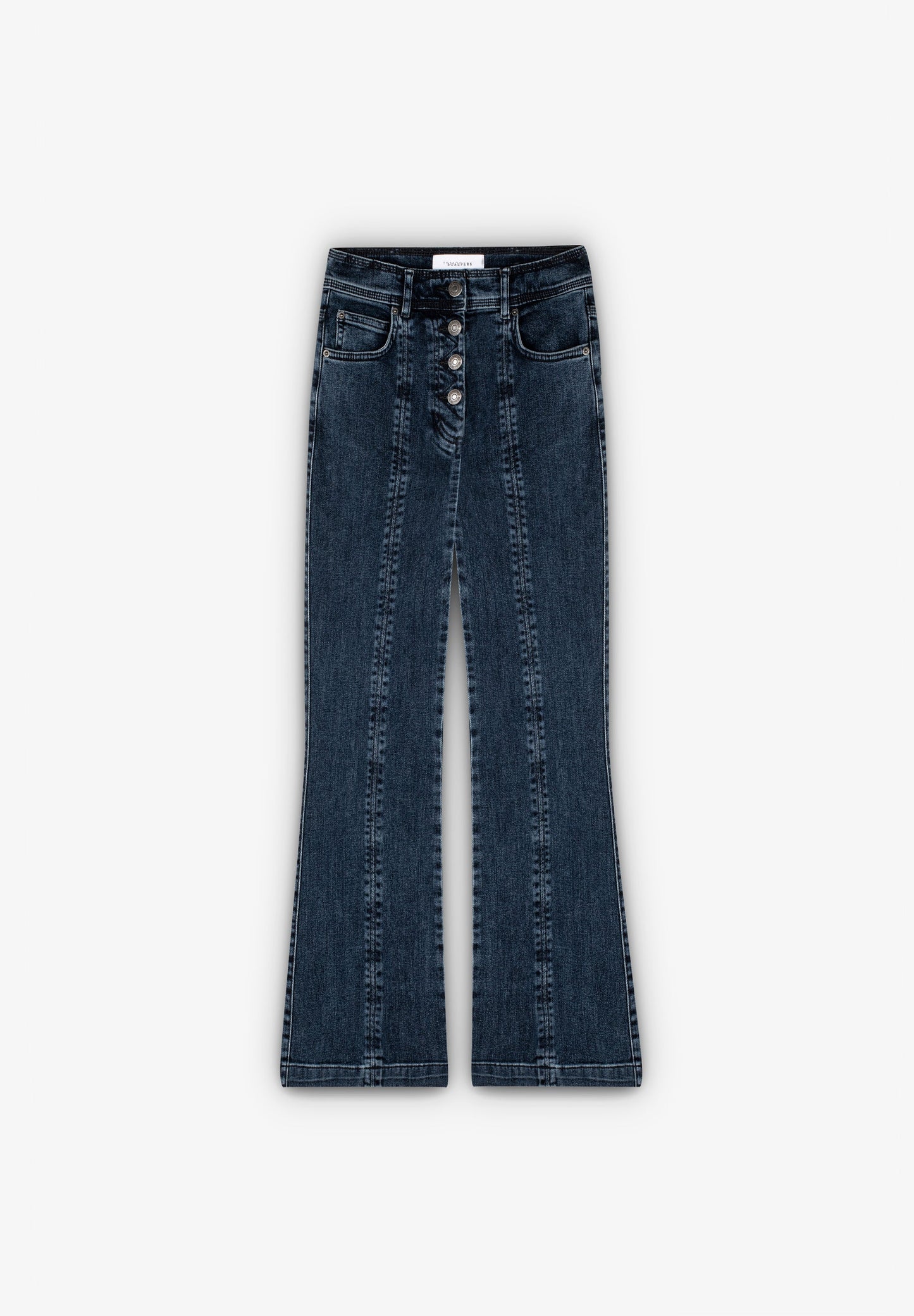 JEANS ANKLE FLARE COSTURAS