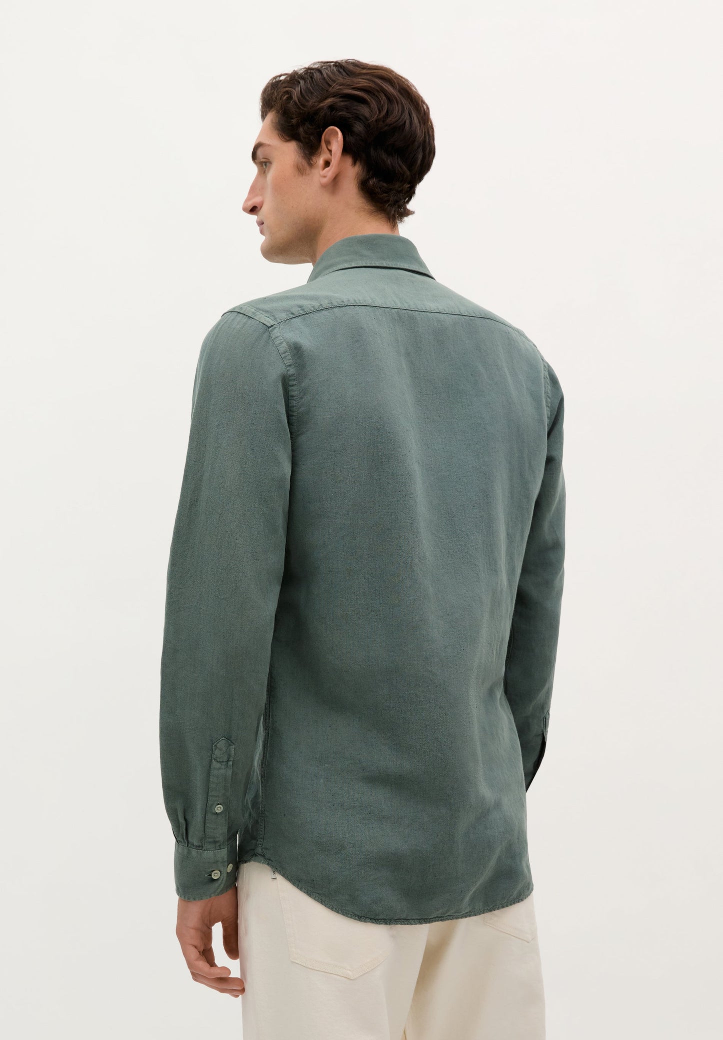 CAMISA LINO CALAVERA