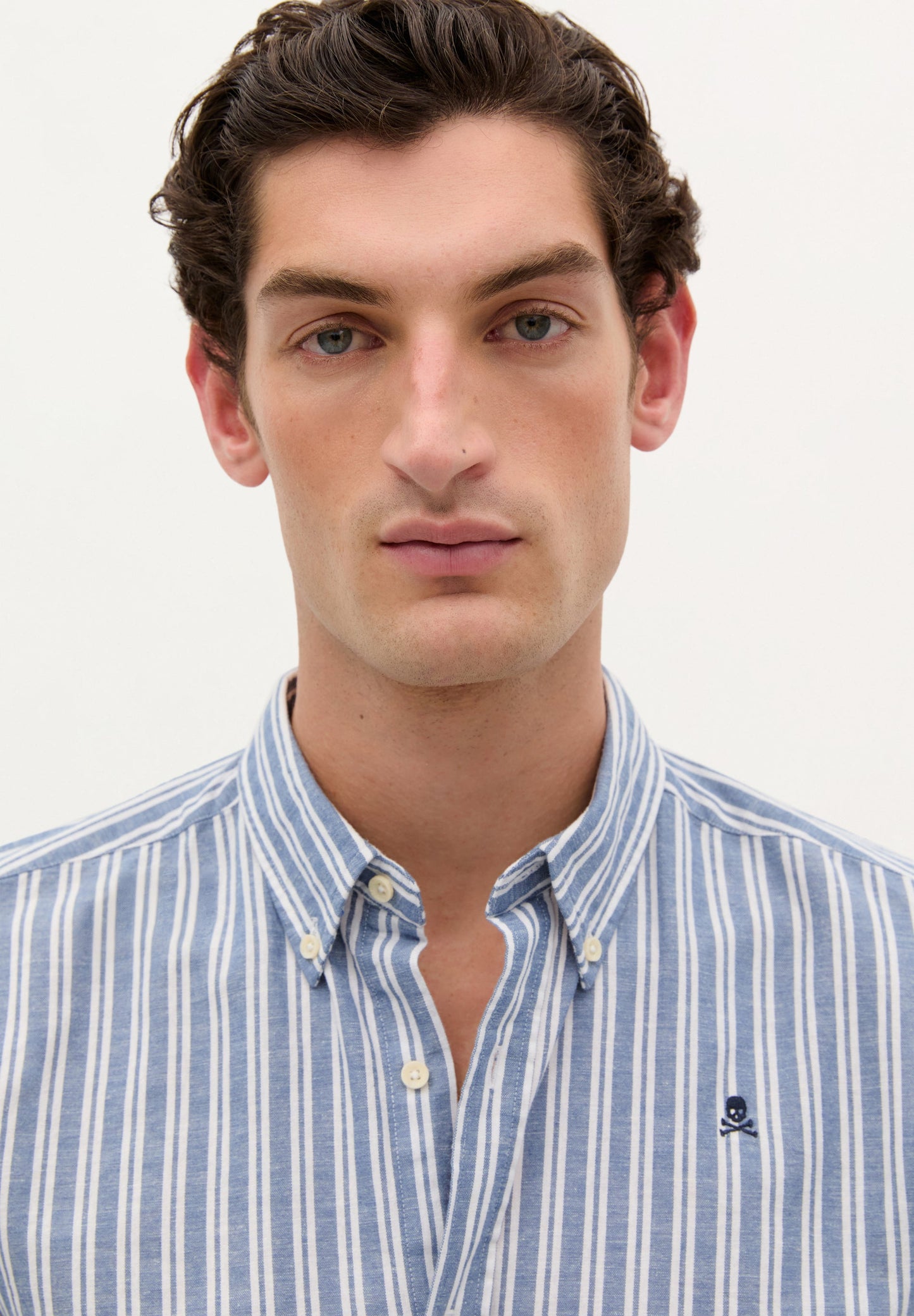 CAMISA RAYAS CALAVERA CONTRASTE