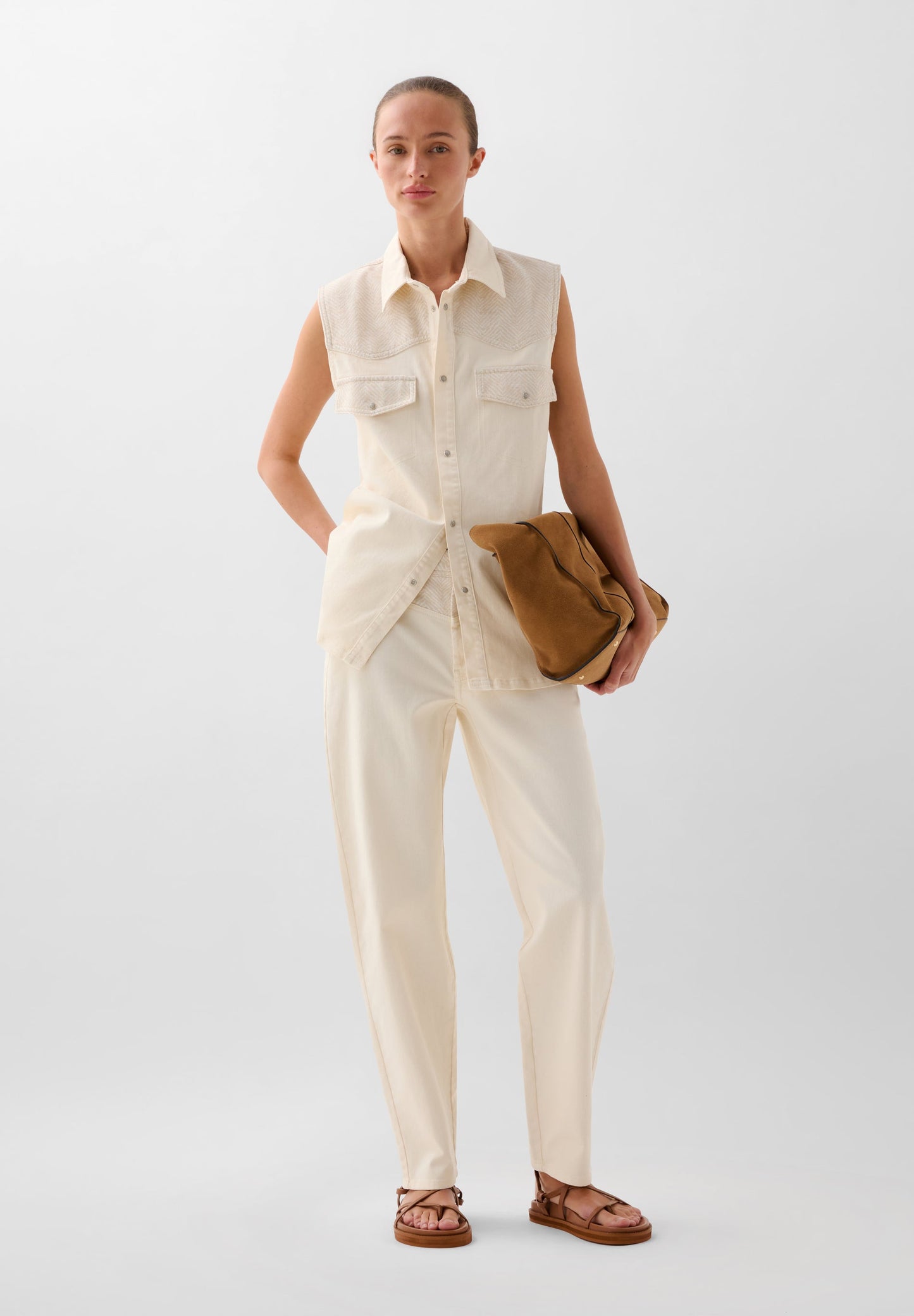 CHAQUETA BOLSILLOS CONTRASTE