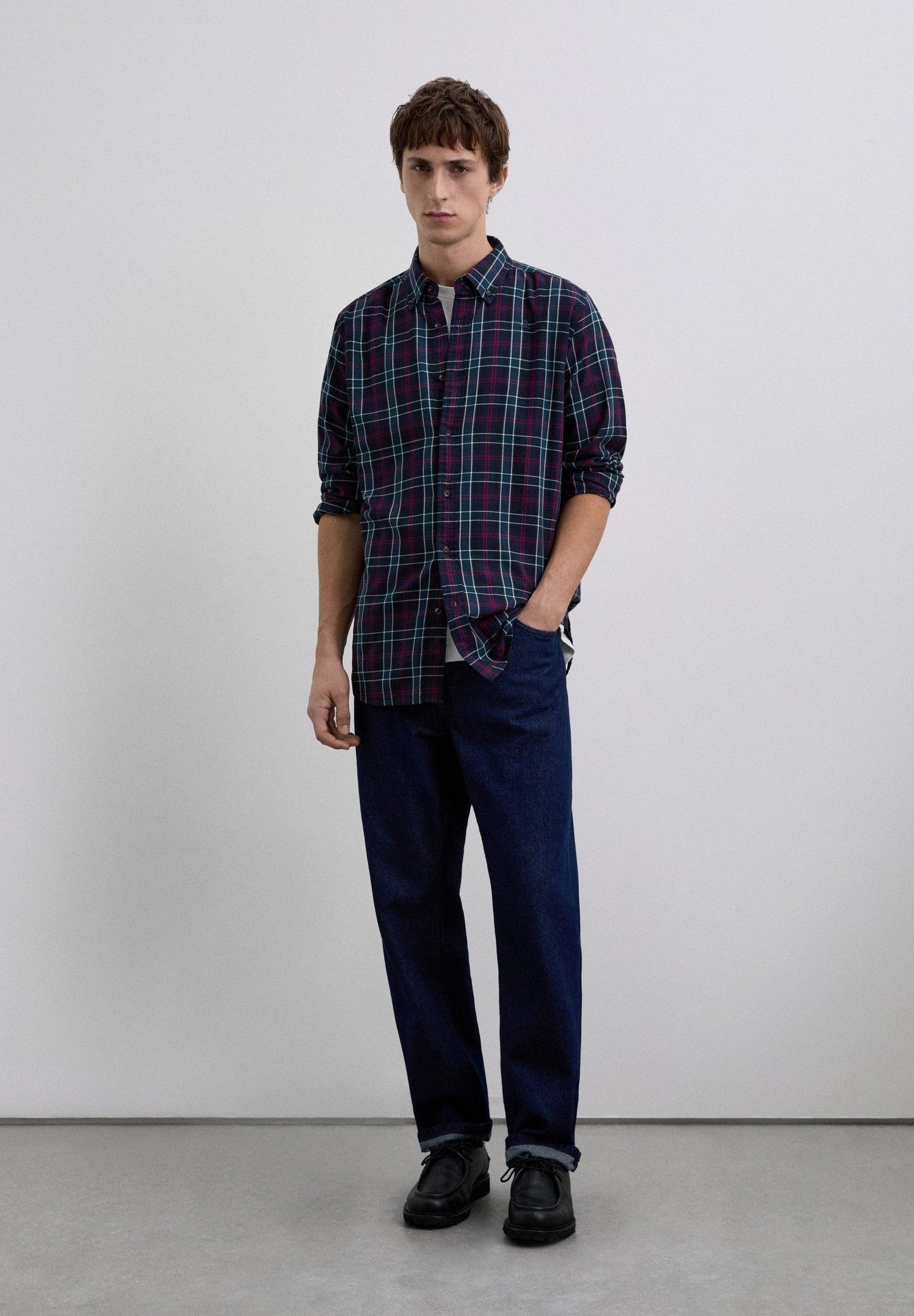 CAMISA ALGODÓN CUADROS