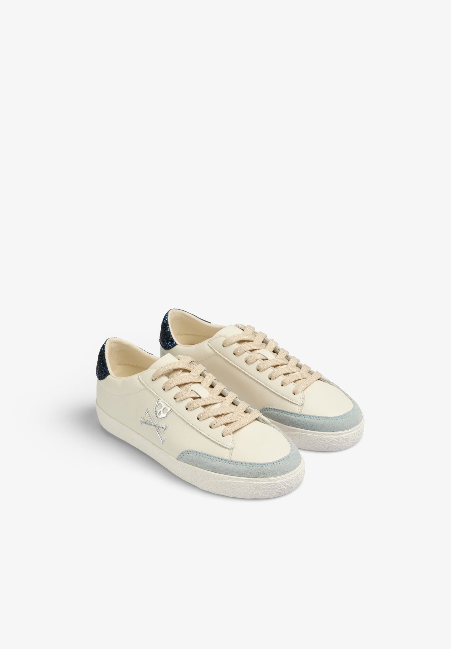 SNEAKERA BAJAS CALAVERA GLITTER