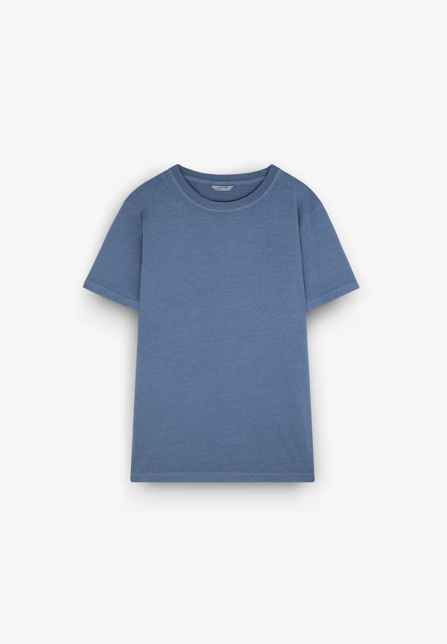 POLERA CALAVERA BORDADA TONO