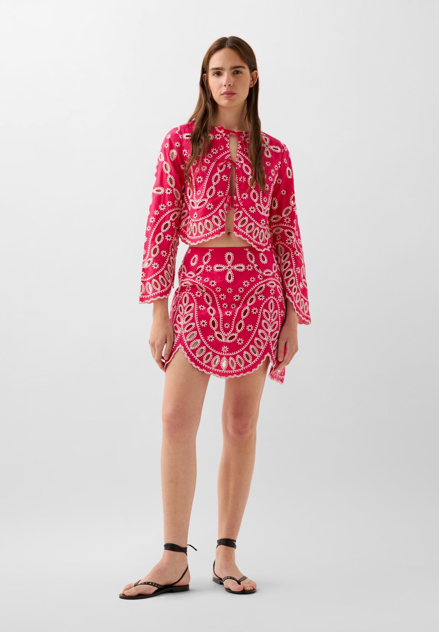 CAMISA BORDADOS CONTRASTE