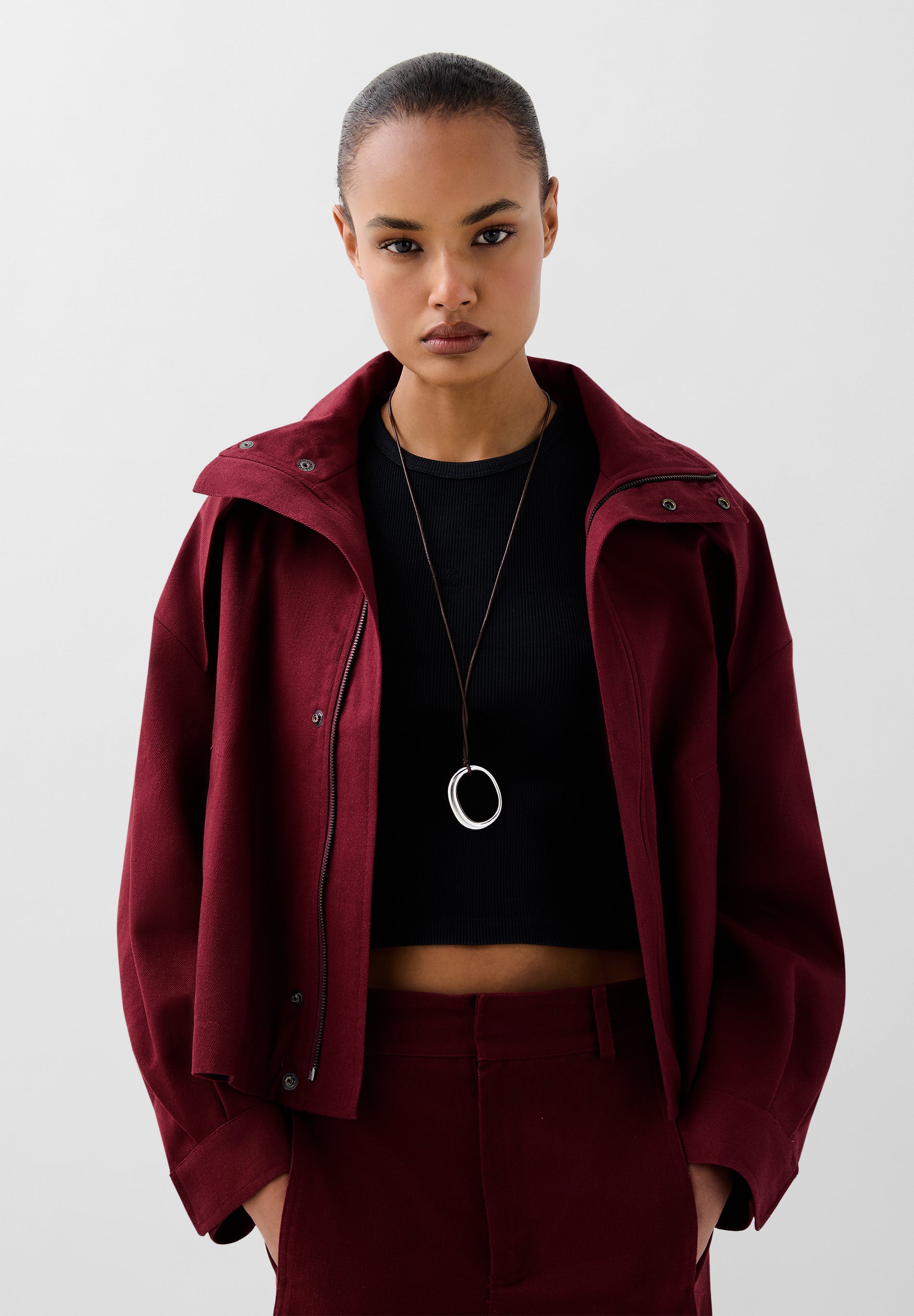 CHAQUETA FLUIDA ALGODÓN