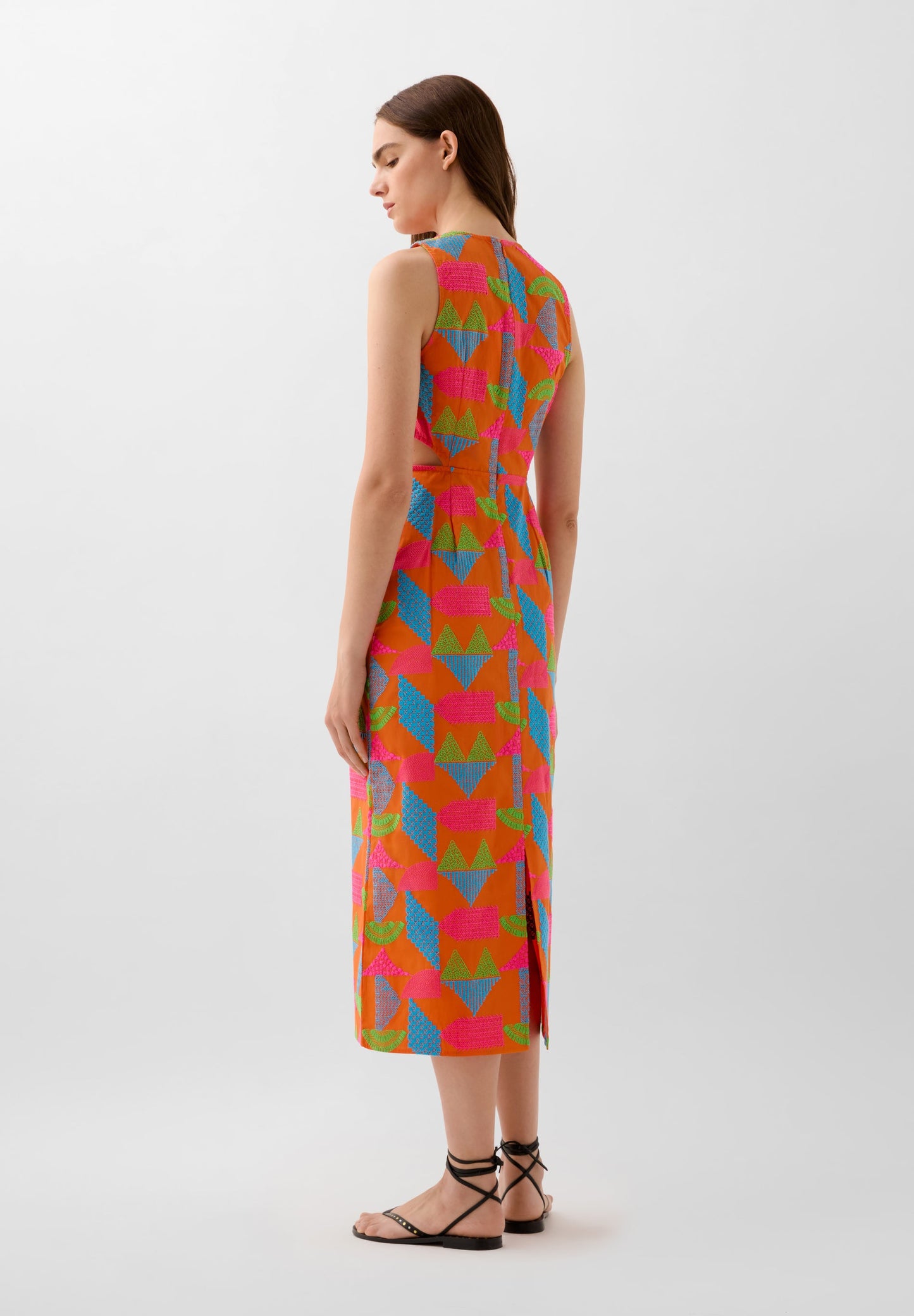 VESTIDO PRINT CUT OUTS