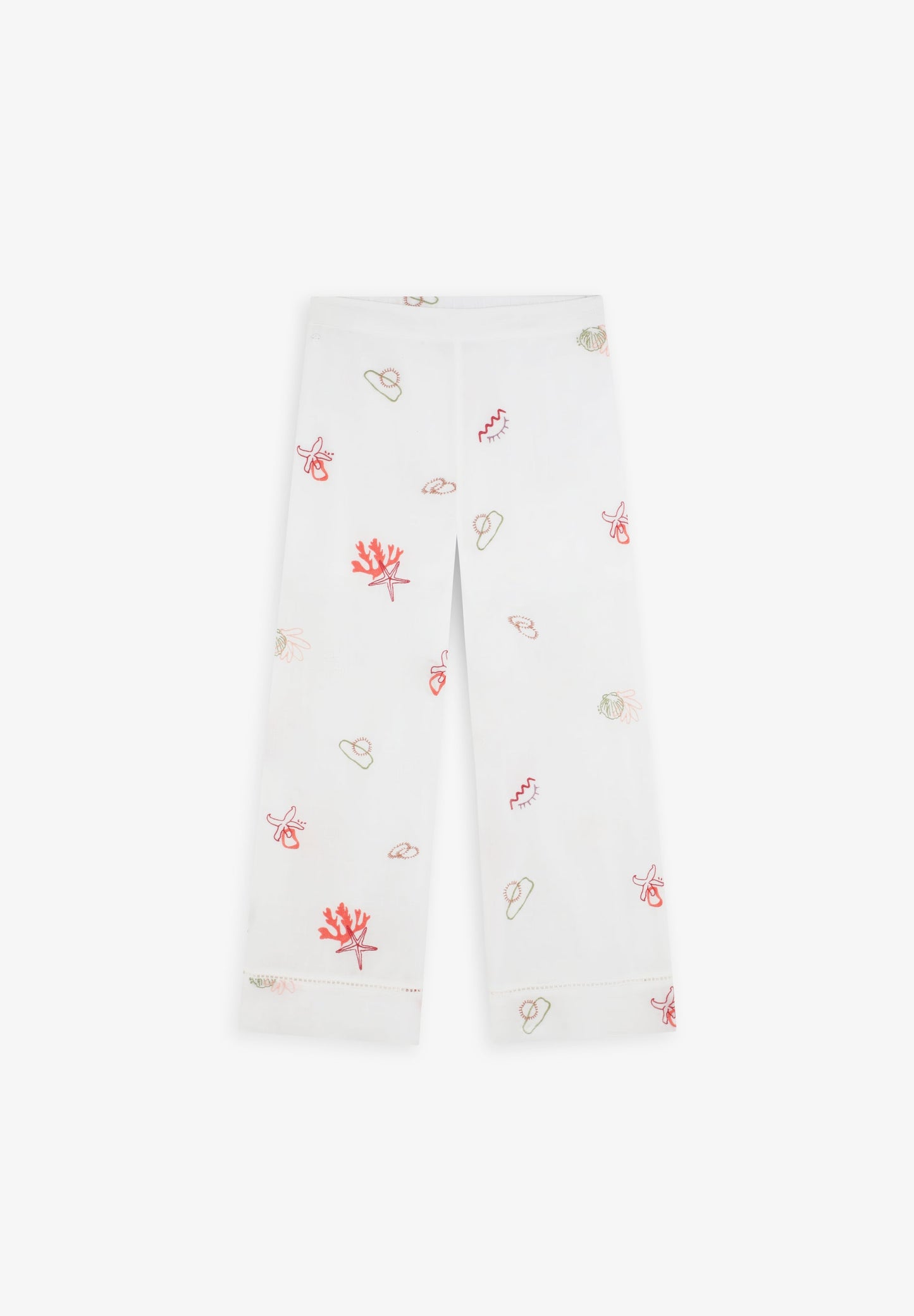 PANTALÓN ALGODÓN BORDADOS