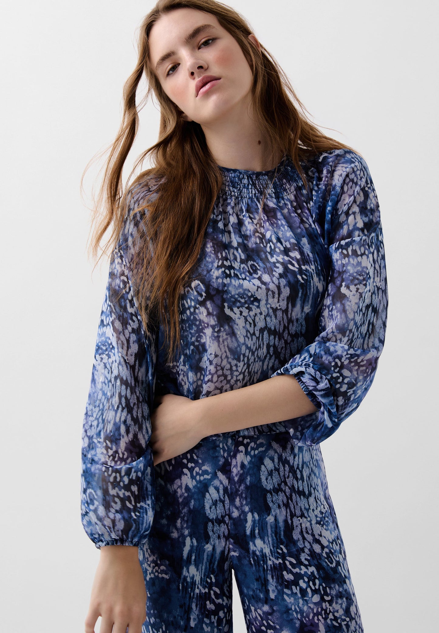 BLUSA PRINT NIDO DE ABEJA