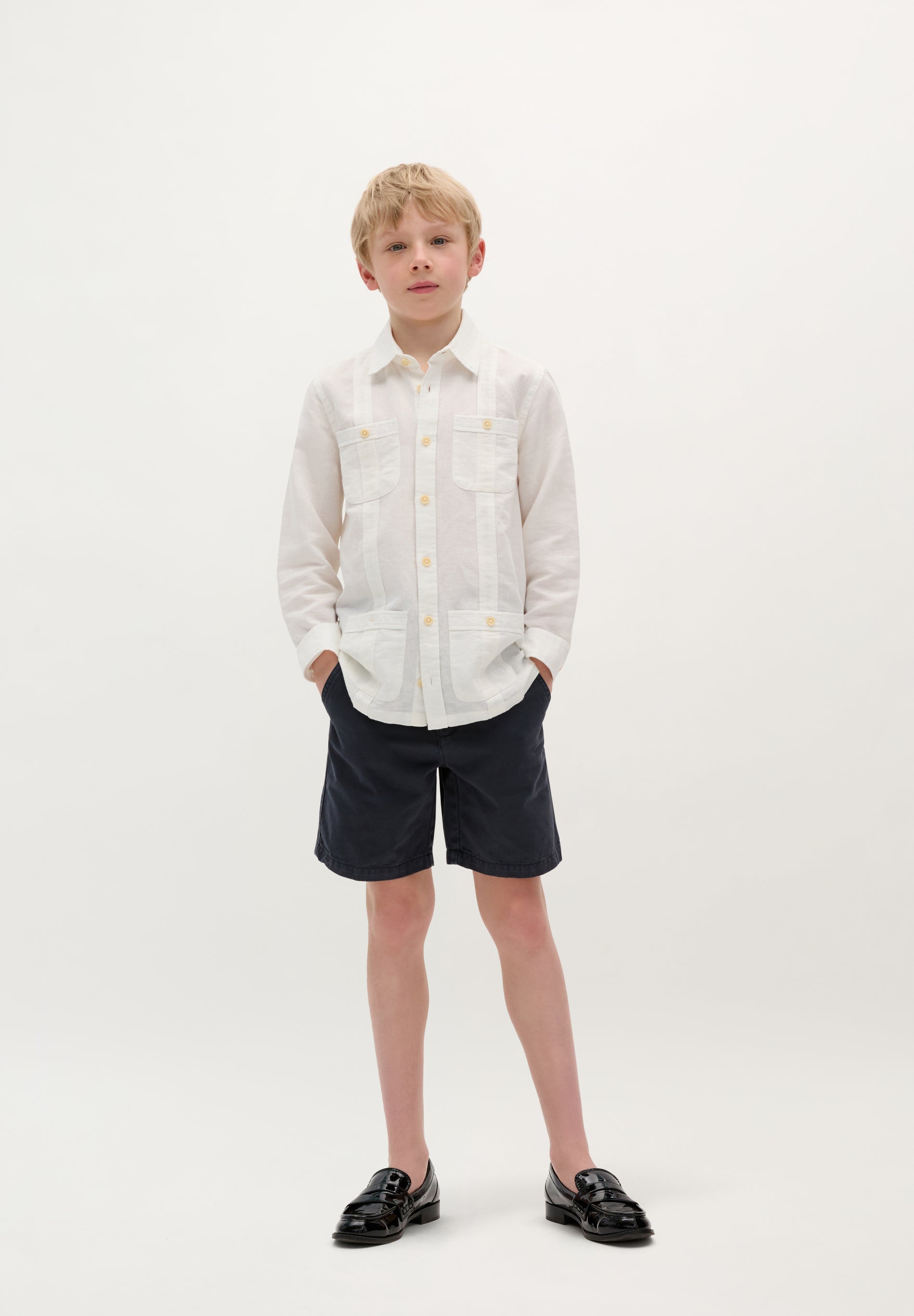 BERMUDAS ALGODÓN LOGO