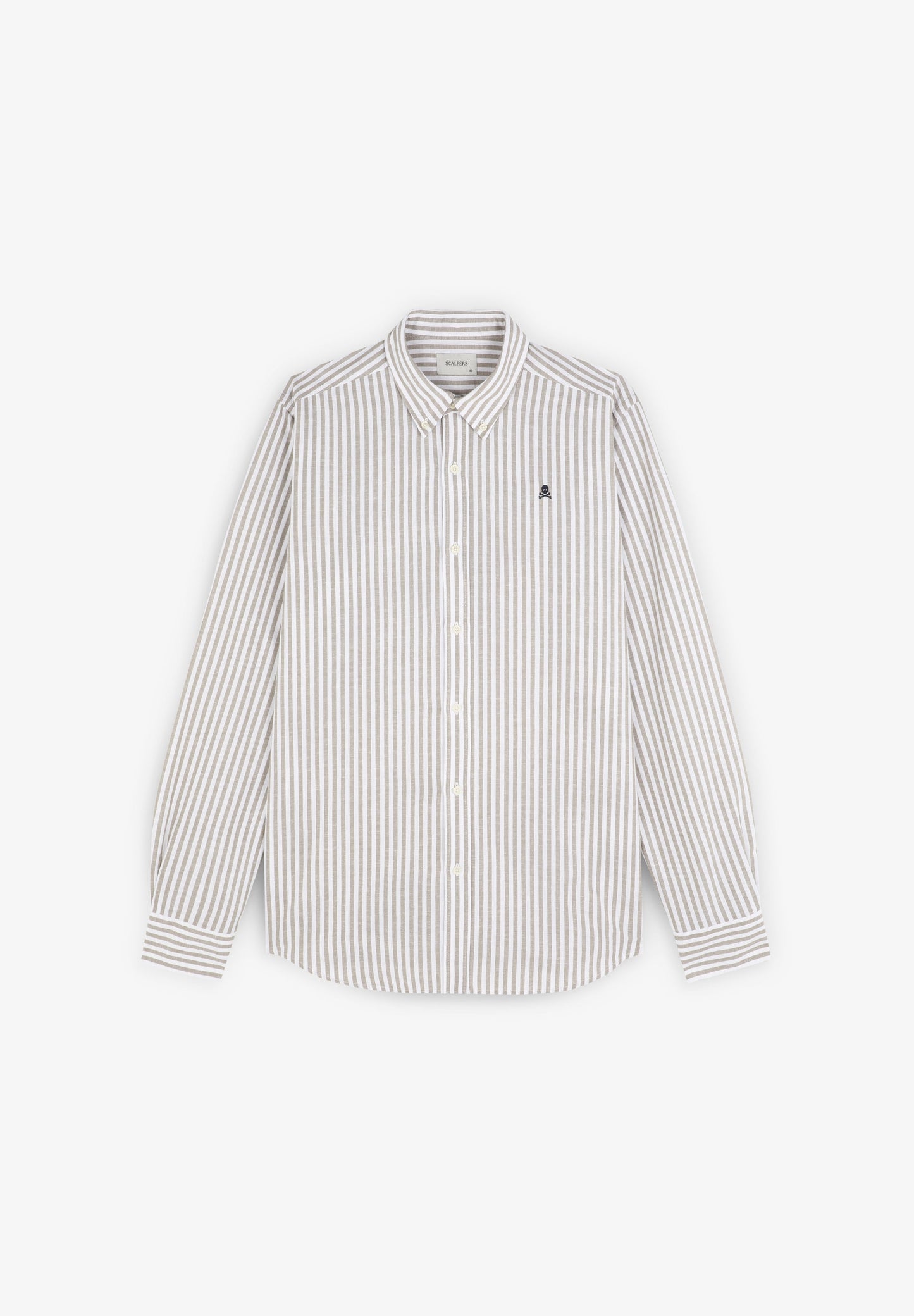 CAMISA RAYAS CUELLO BOTONES