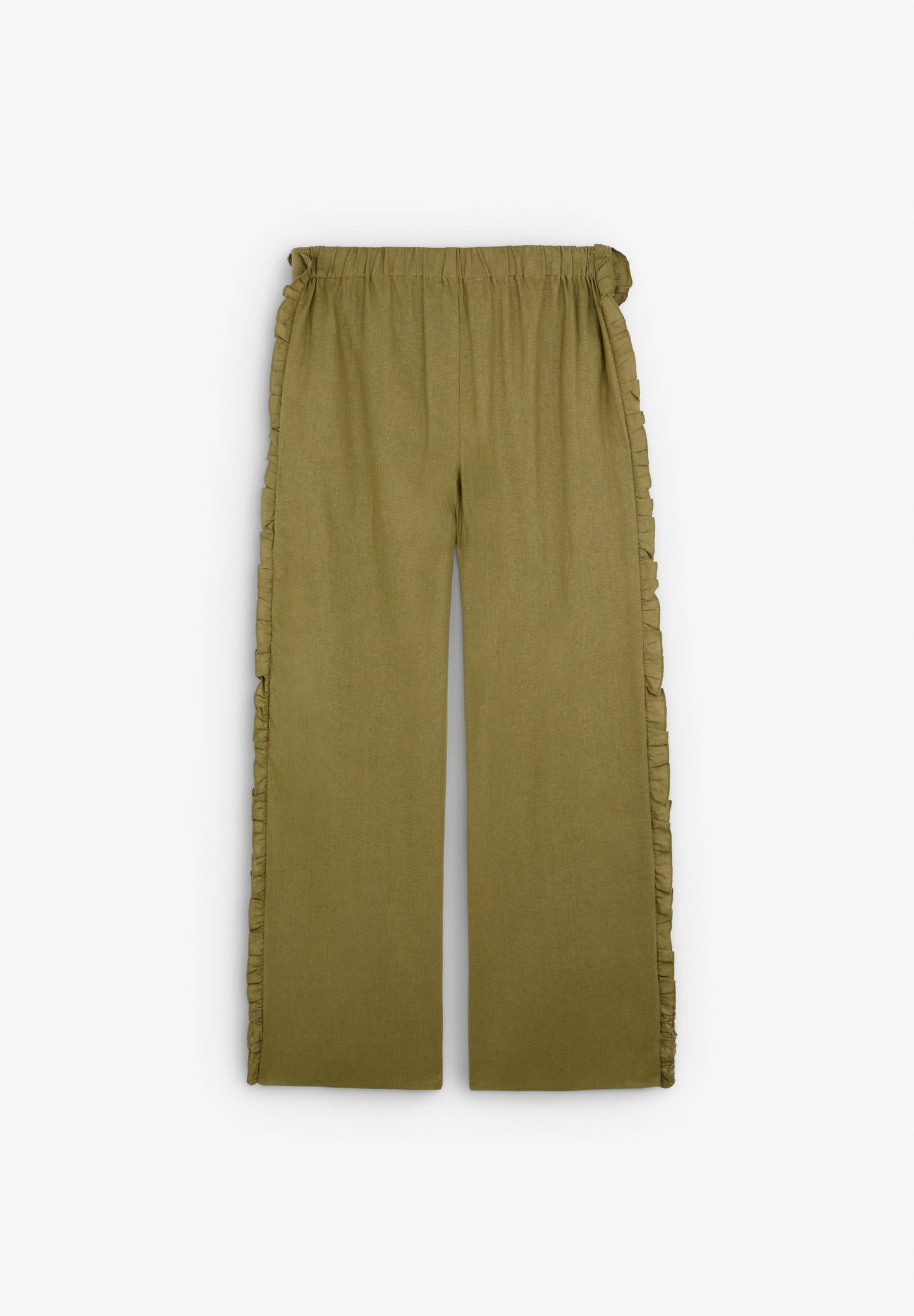 PANTALÓN LINO VOLANTES