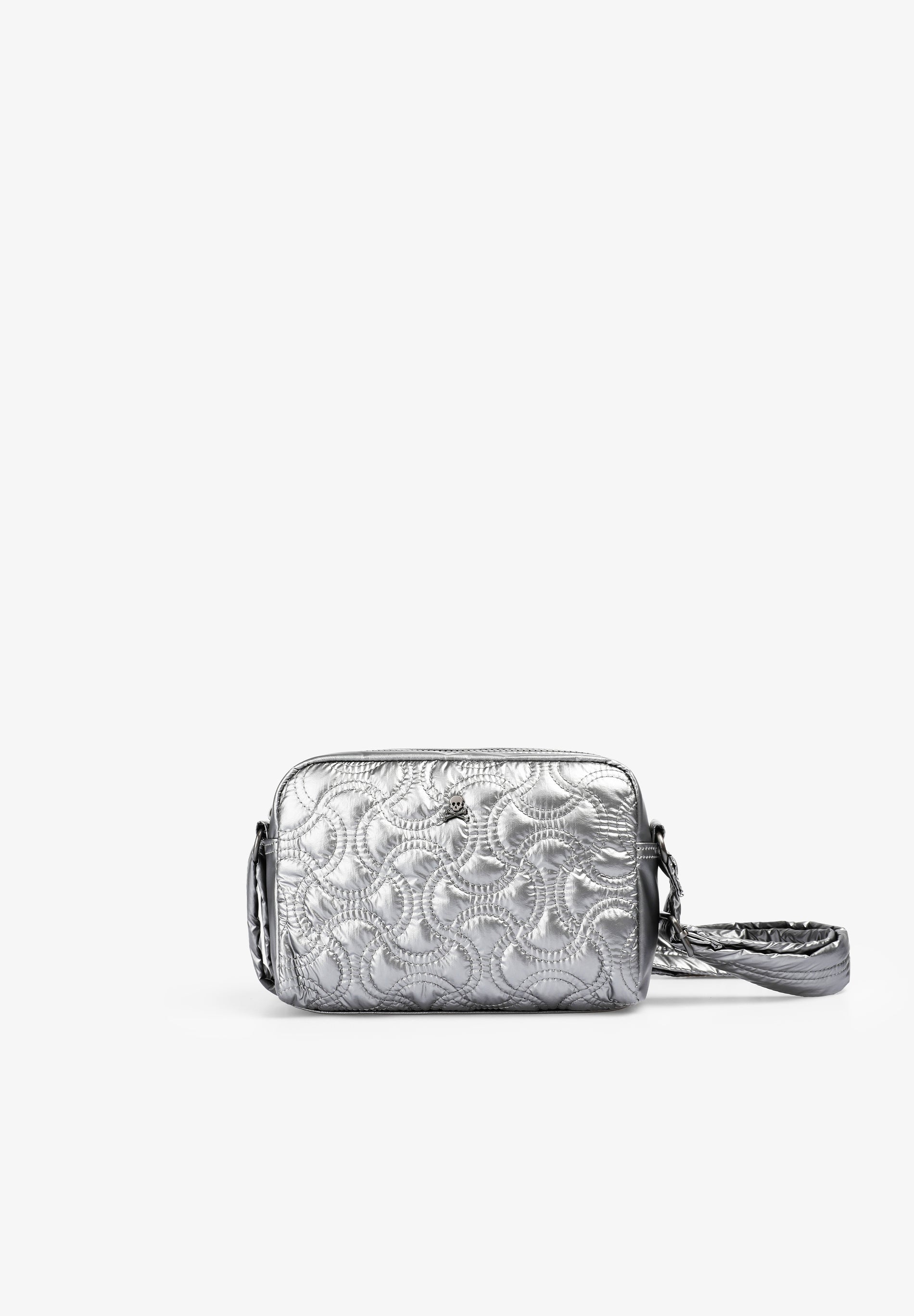 BOLSO BANDOLERA METALIZADO ACOLCHADO