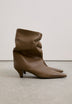 BOTA PIEL FRUNCIDO PUNTA
