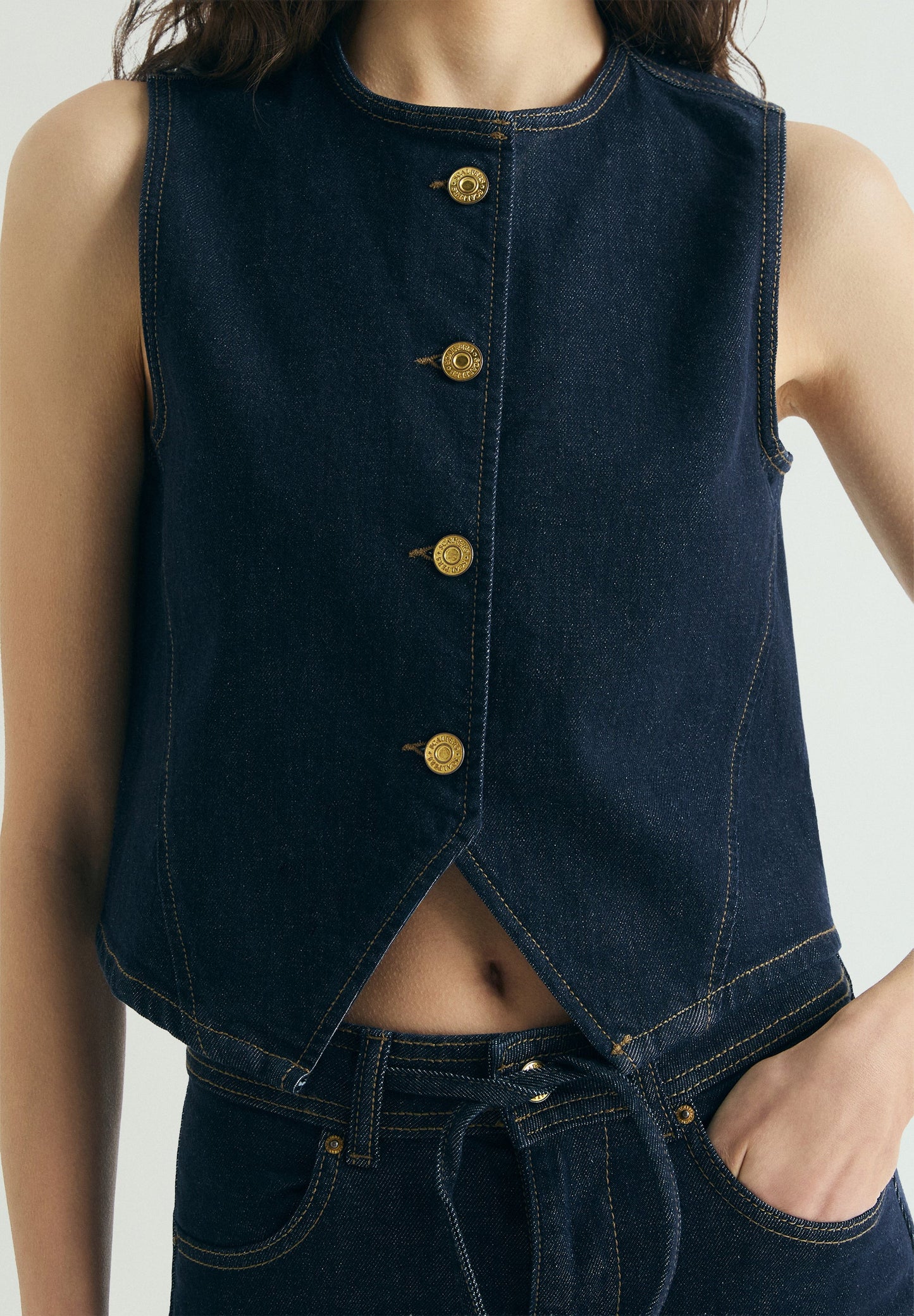 VEST DENIM JAPAN