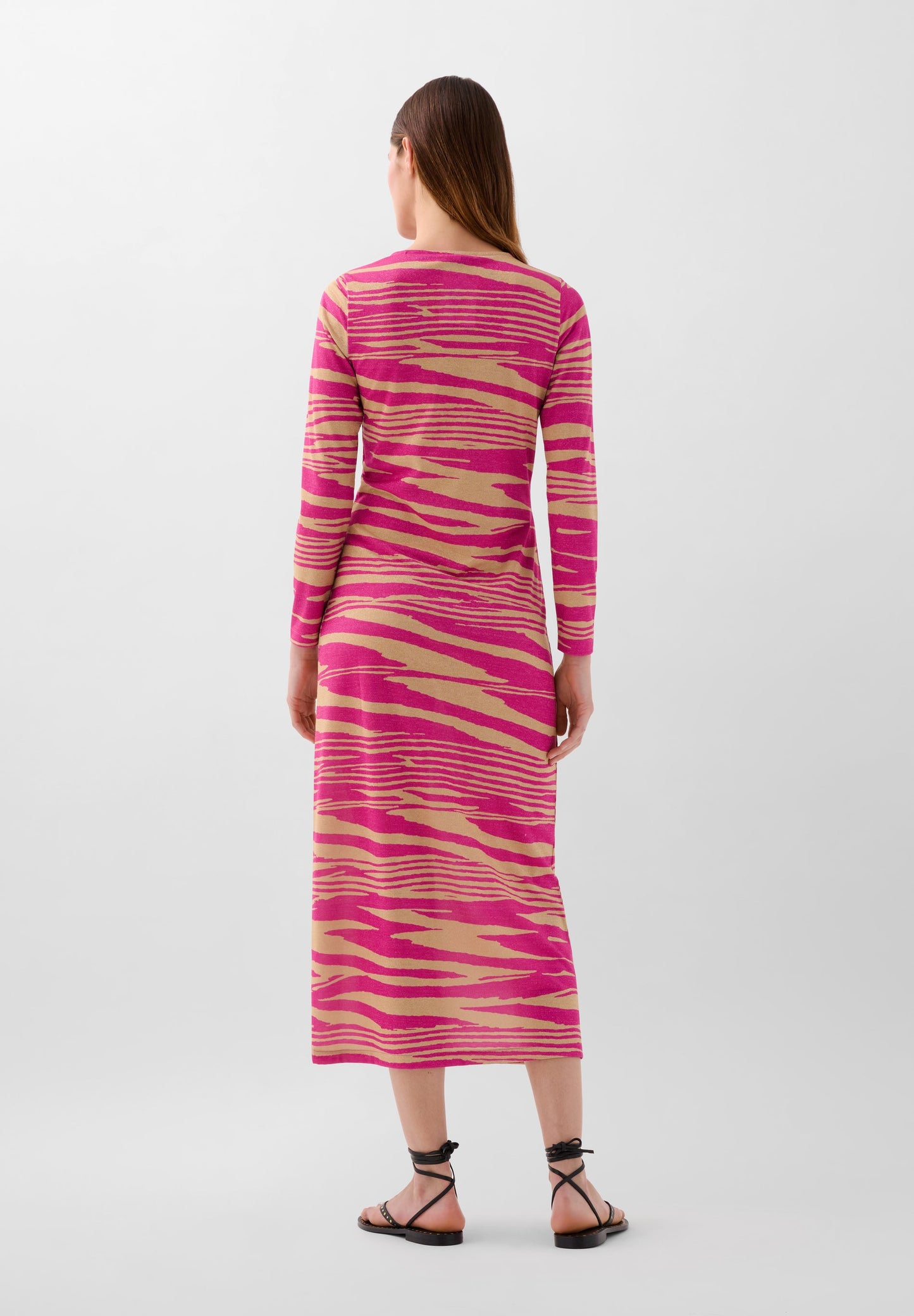 VESTIDO ANIMAL PRINT ABERTURA