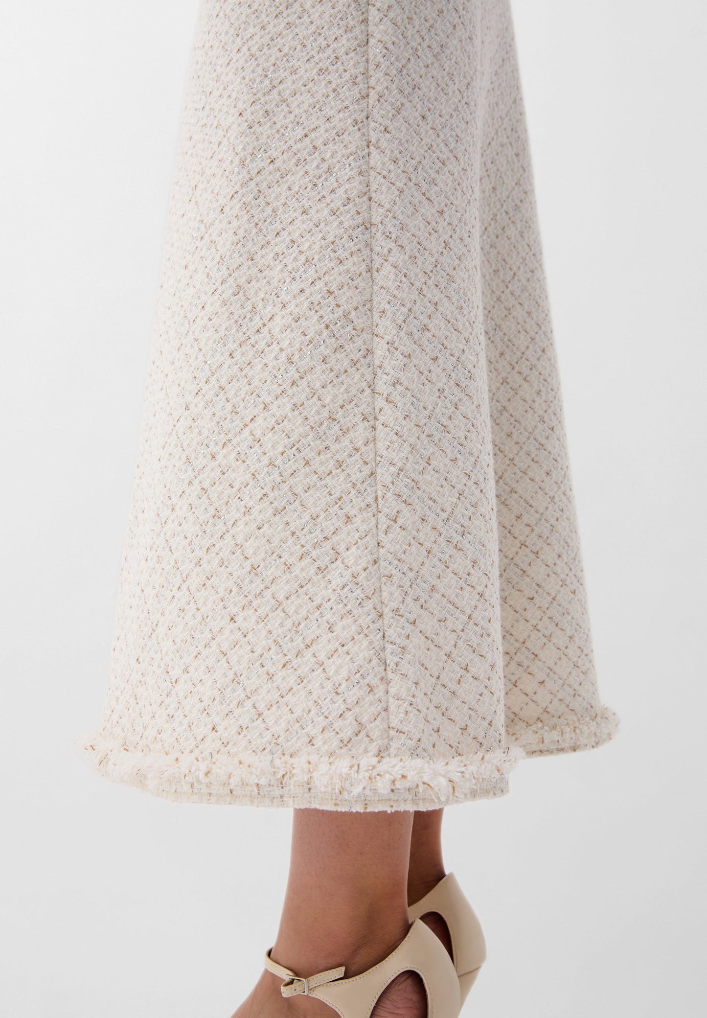 FALDA RÚSTICA HILO METALIZADO