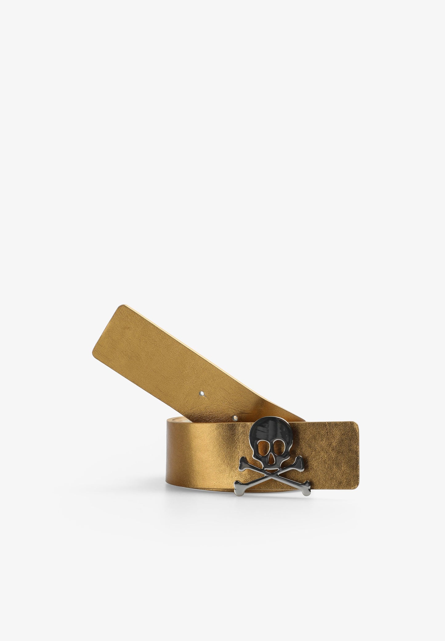 CINTURÓN PIEL REVERSIBLE CALAVERA