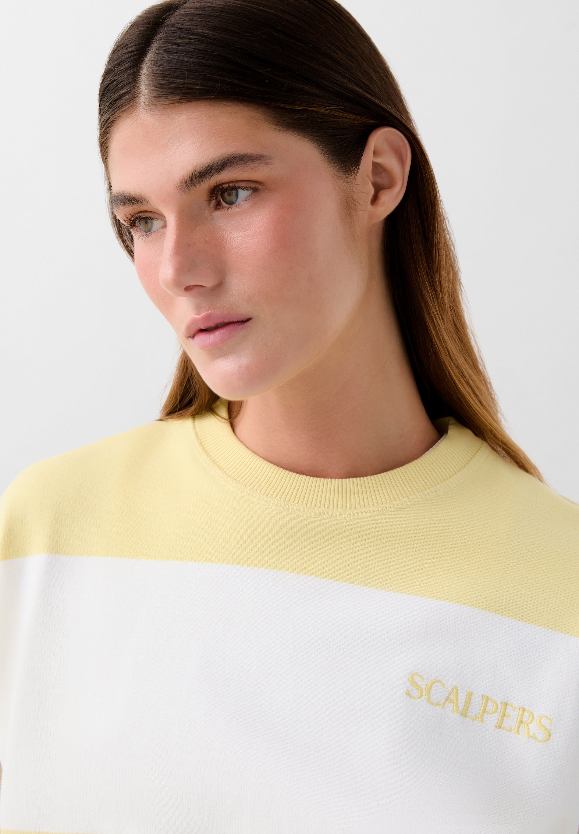 POLERÓN RAYAS LOGO BORDADO