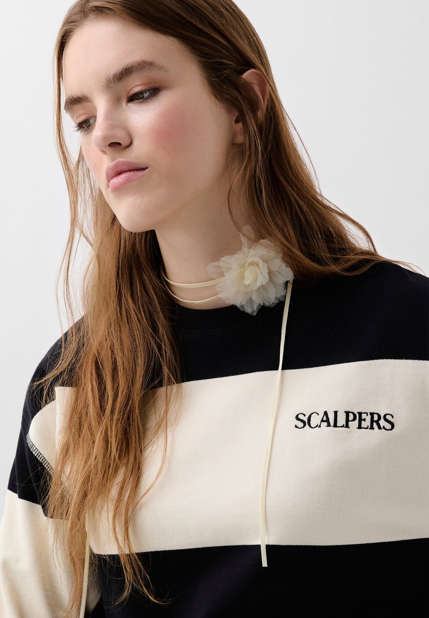 POLERÓN RAYAS LOGO BORDADO