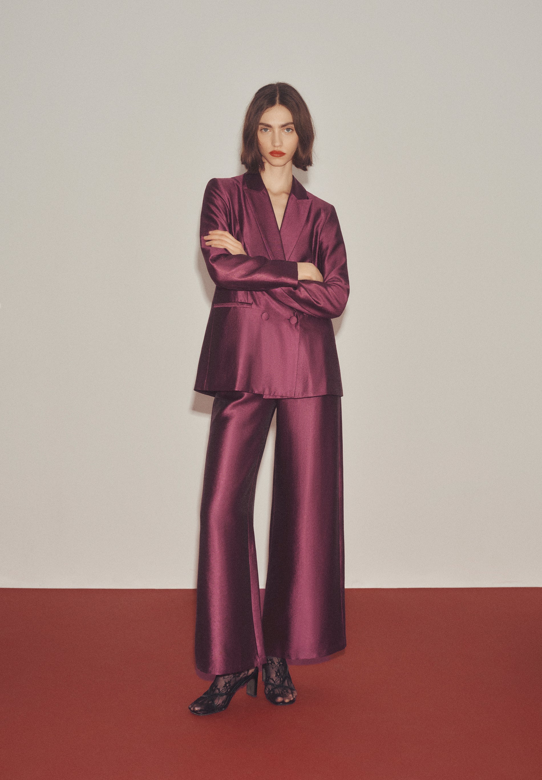 PANTALÓN SATINADO CULOTTE