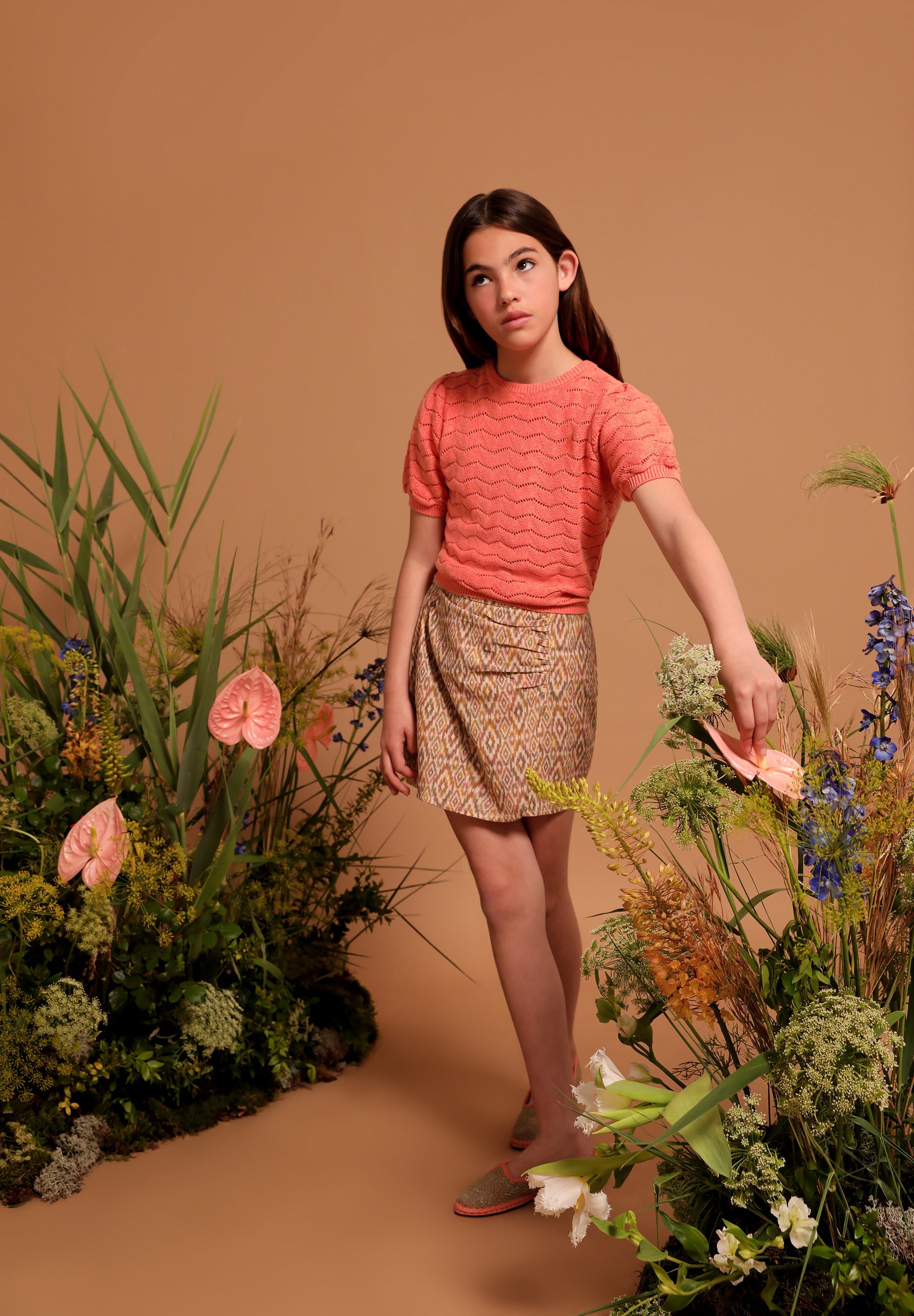 FALDA MINI PRINT ÉTNICO