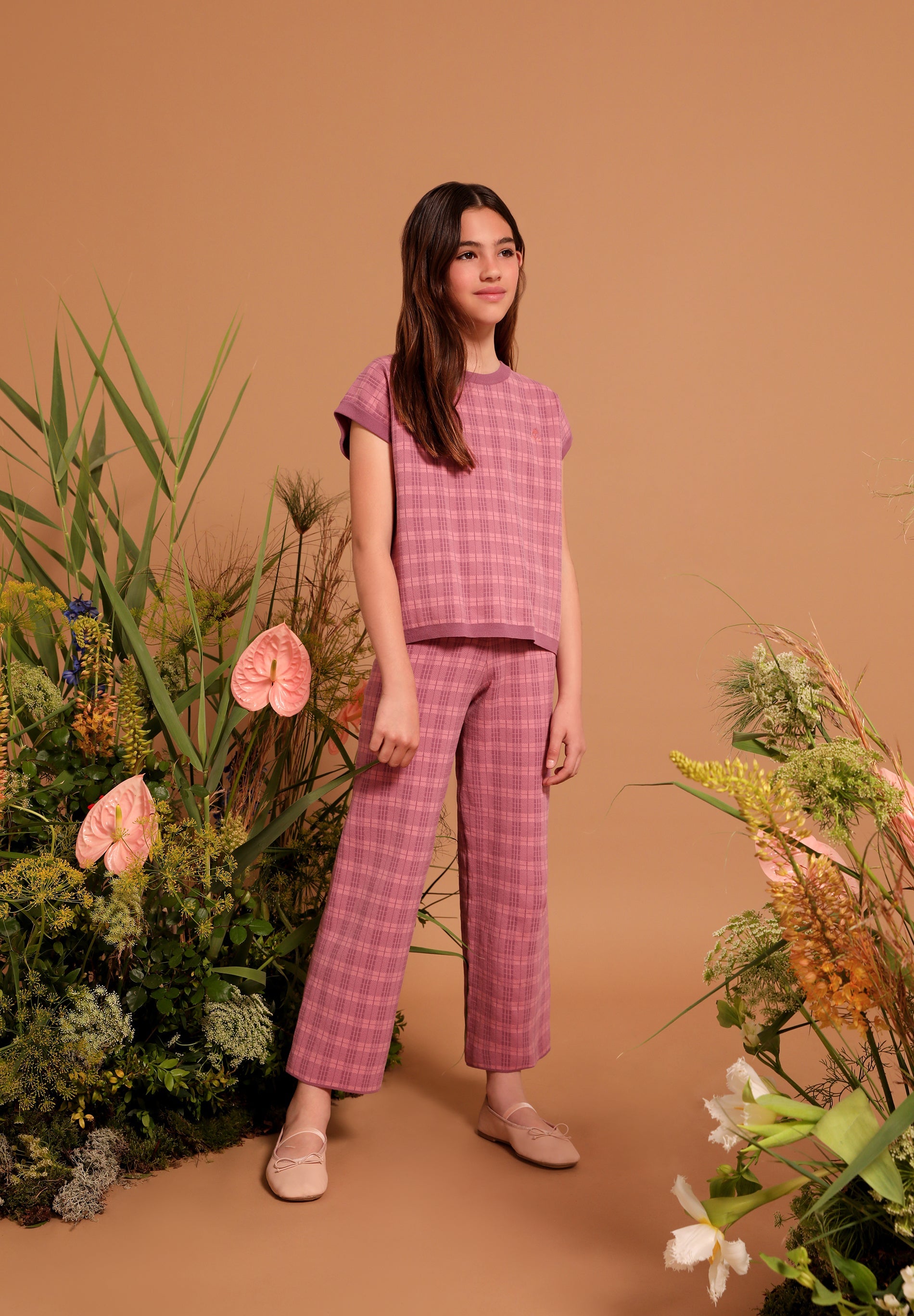 PANTALÓN PUNTO CUADROS