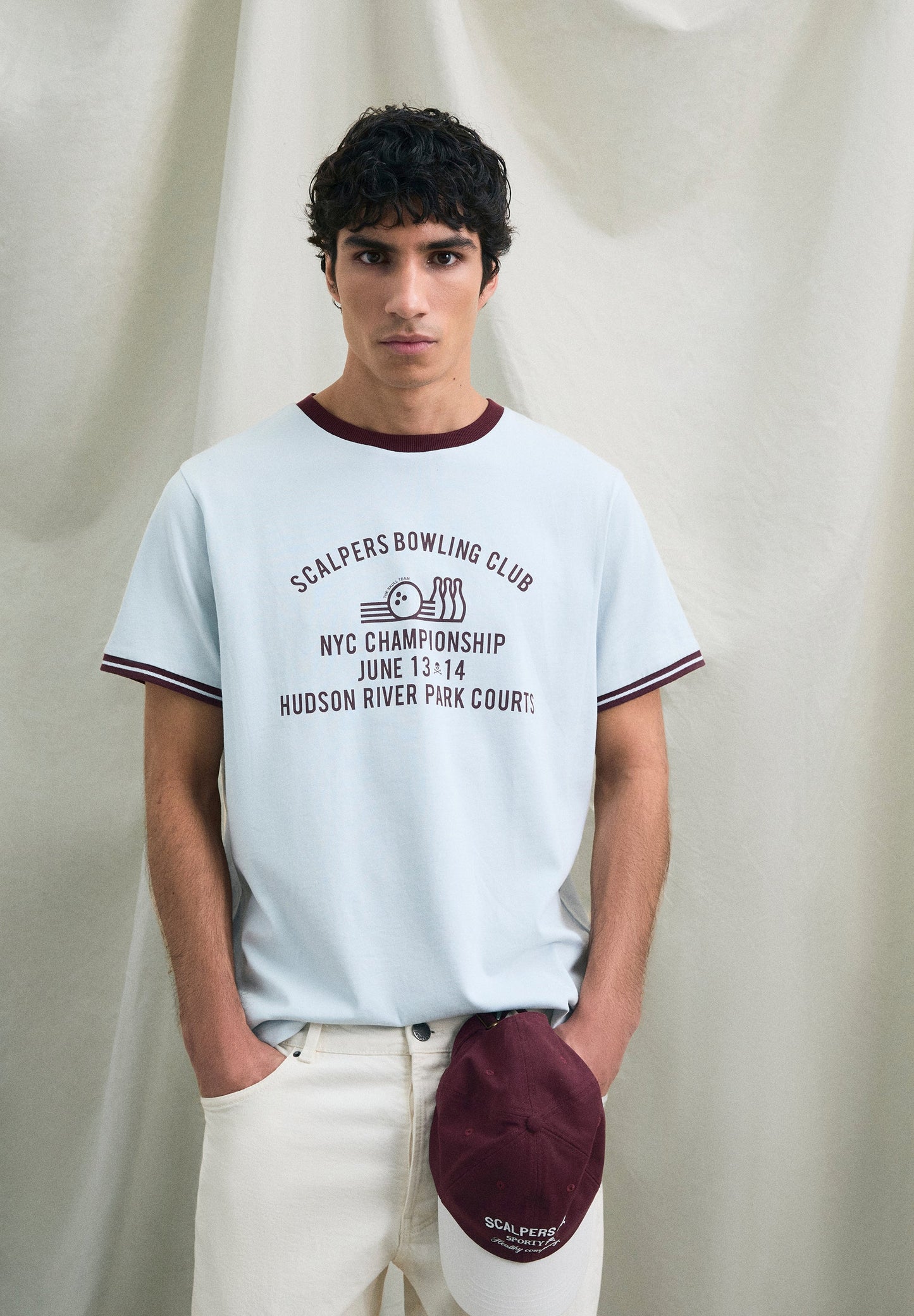 CAMISETA PRINT CONTRASTE - Scalpers