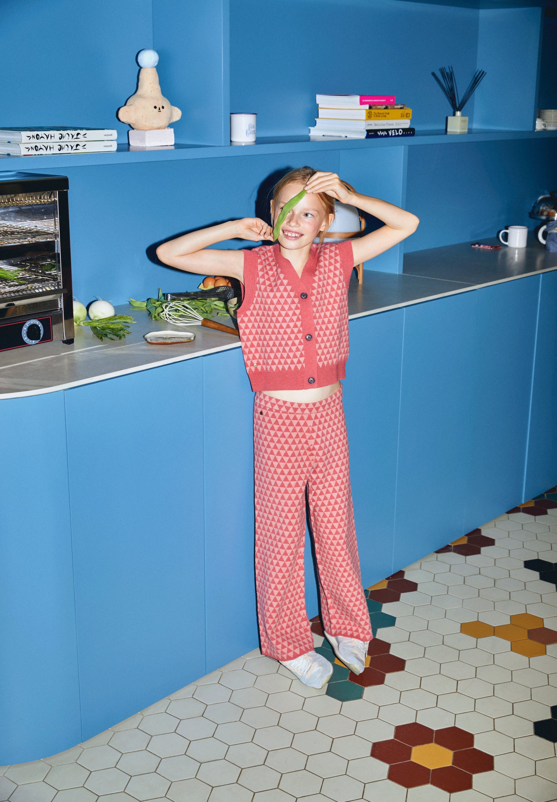 PANTALÓN PUNTO TRIÁNGULOS