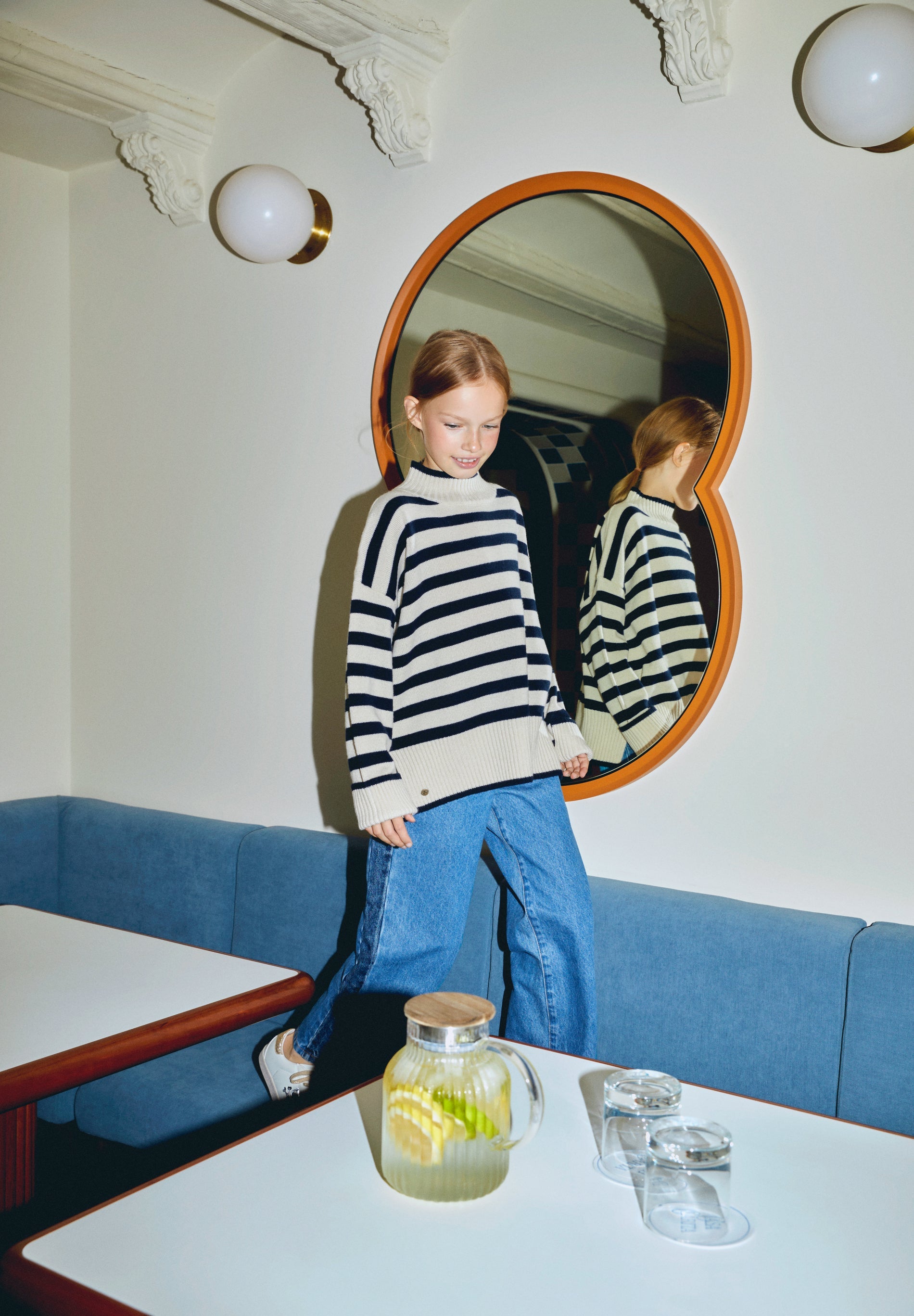 JEANS CULOTTE BICOLOR