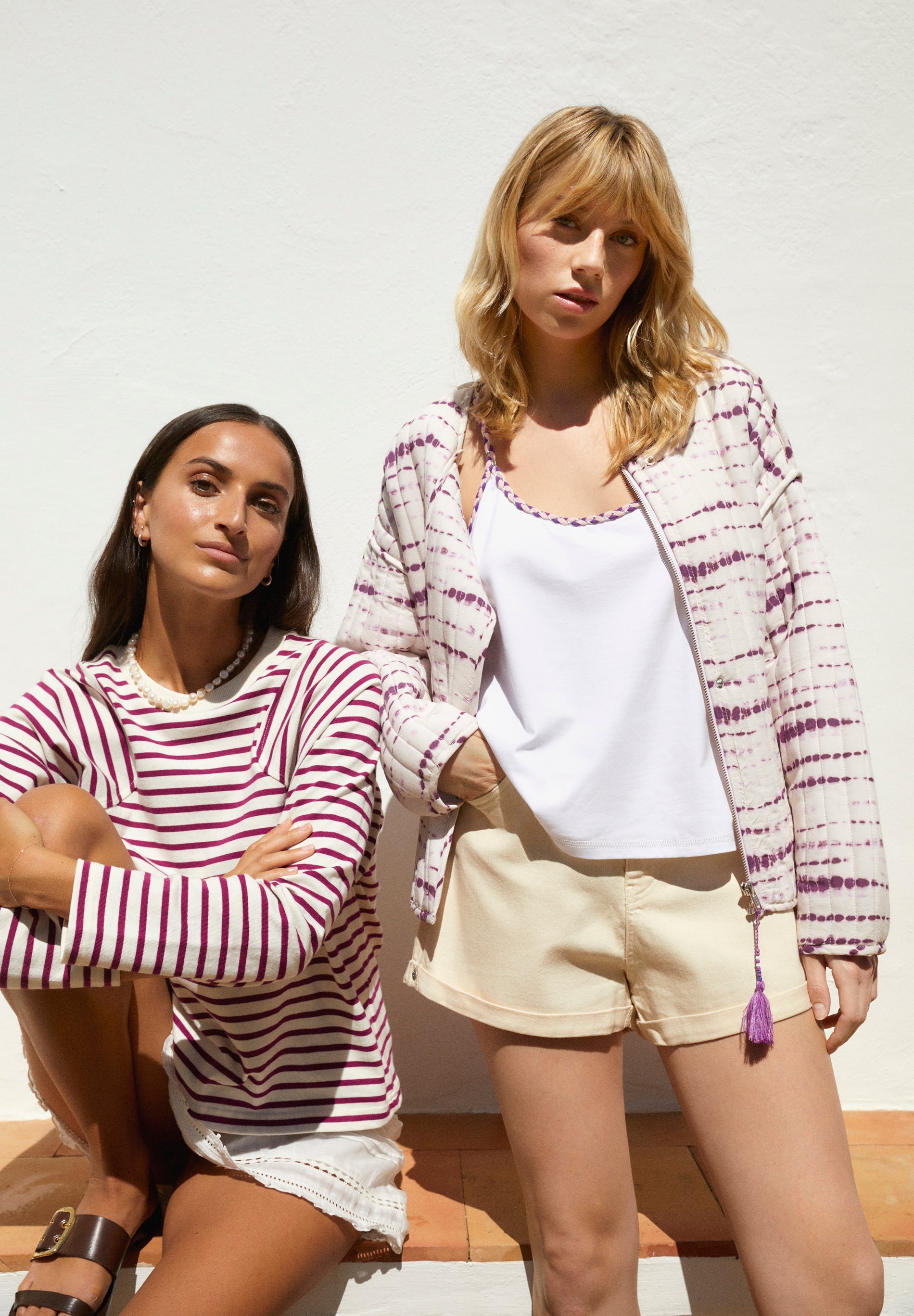 CHAQUETA RAYAS TIE DYE