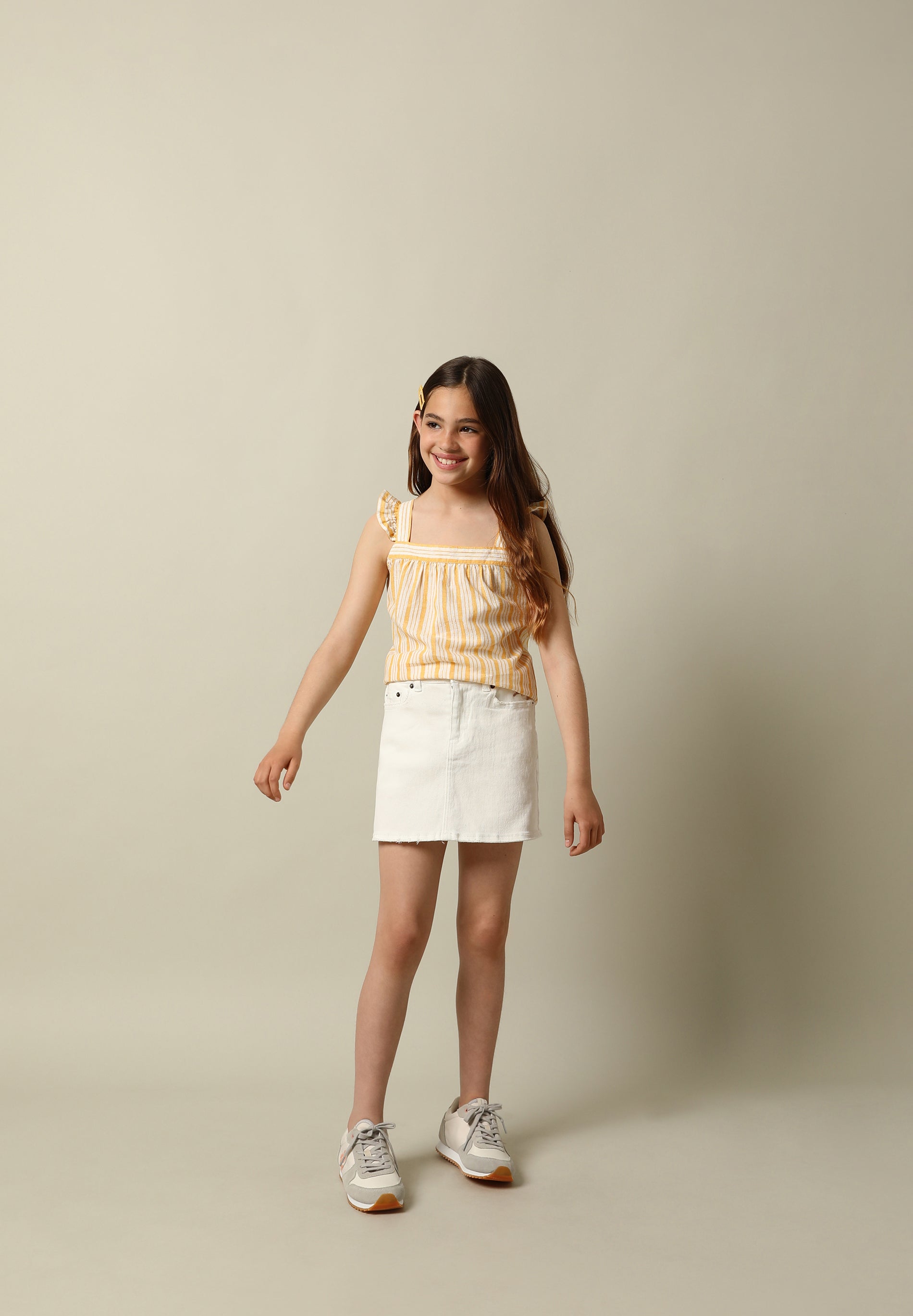 BLUSA RAYAS LAZO TRASERO