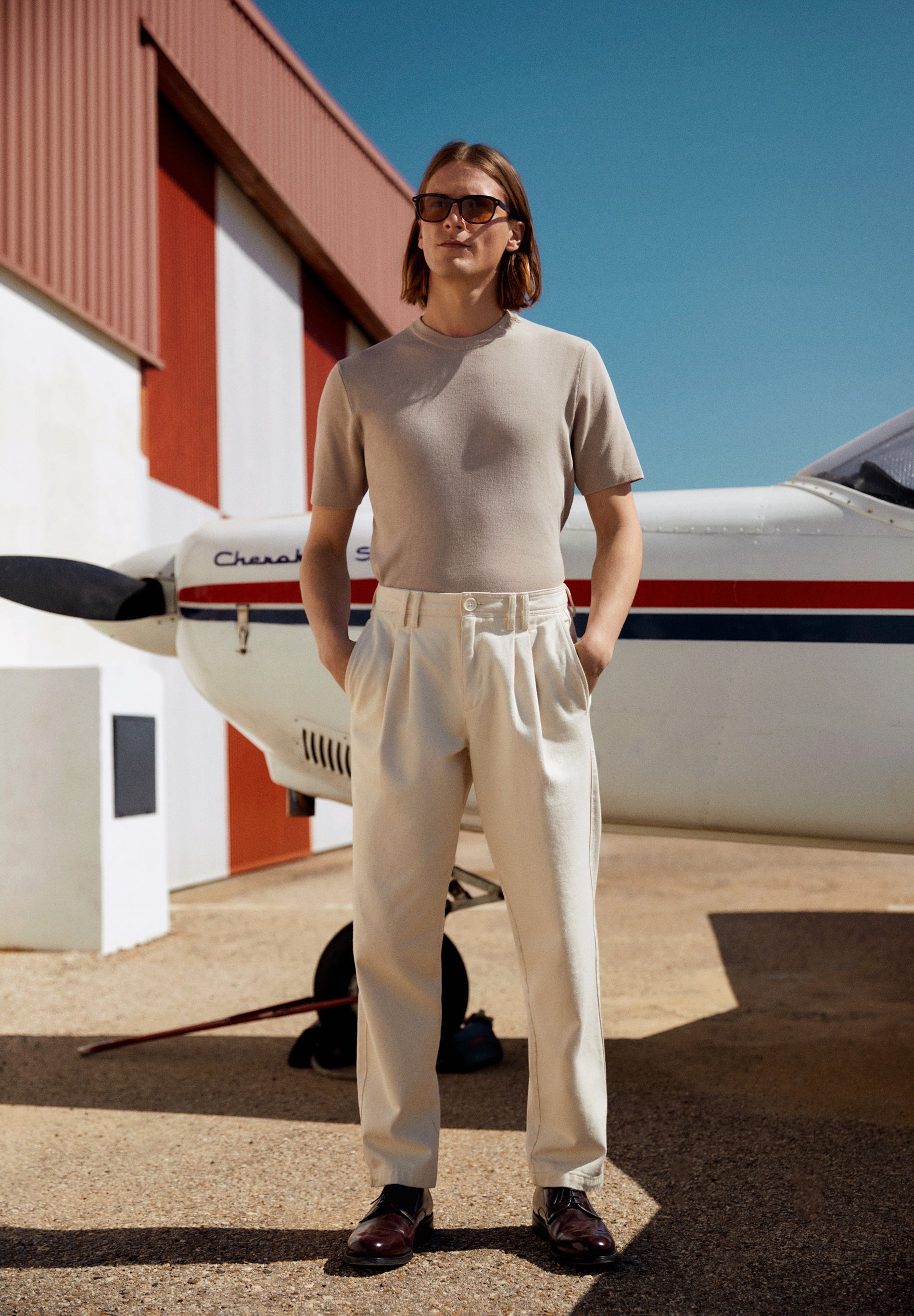 PANTALÓN PREMIUM DOBLE PINZA SARGA