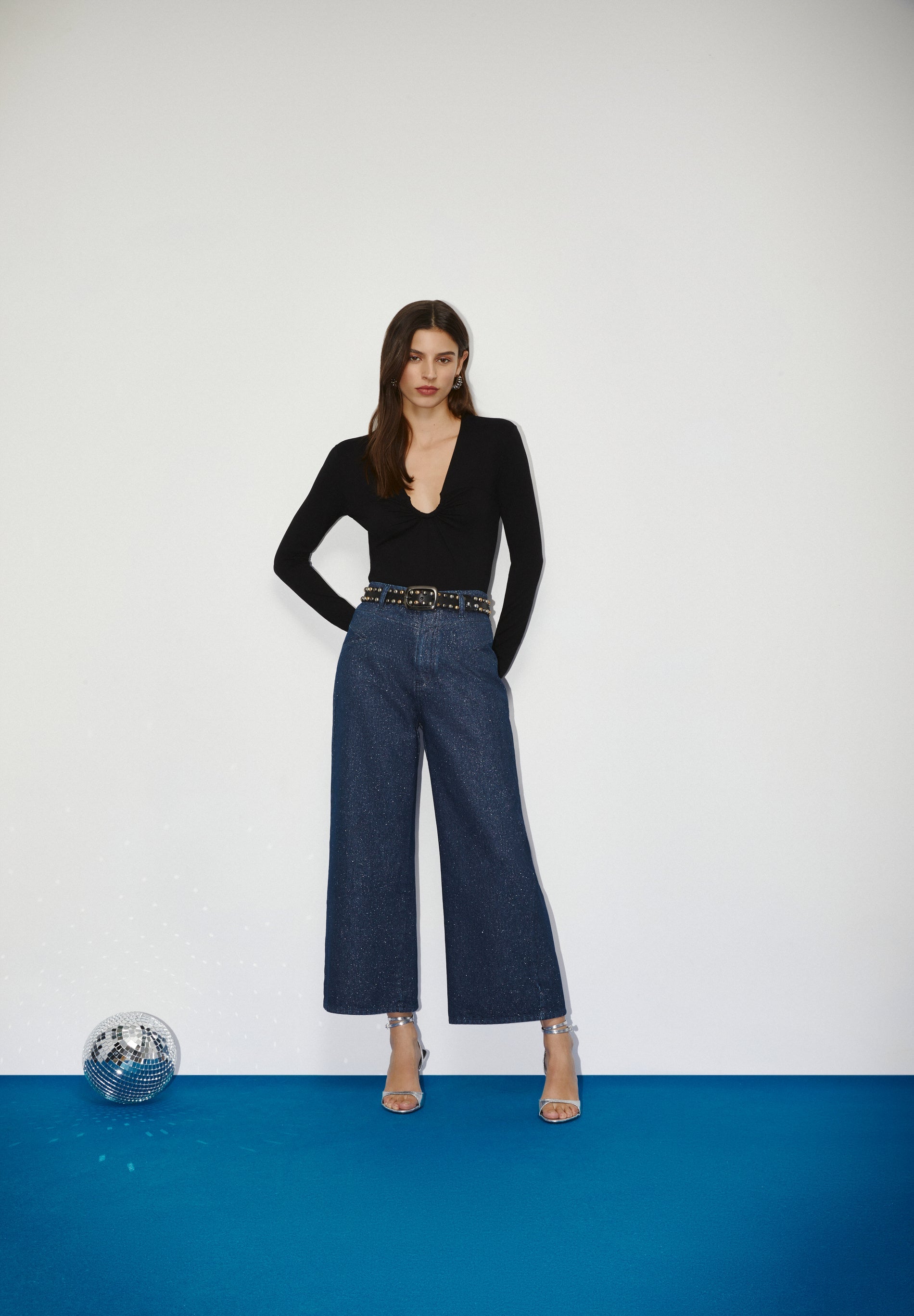 JEANS CULOTTE FOIL