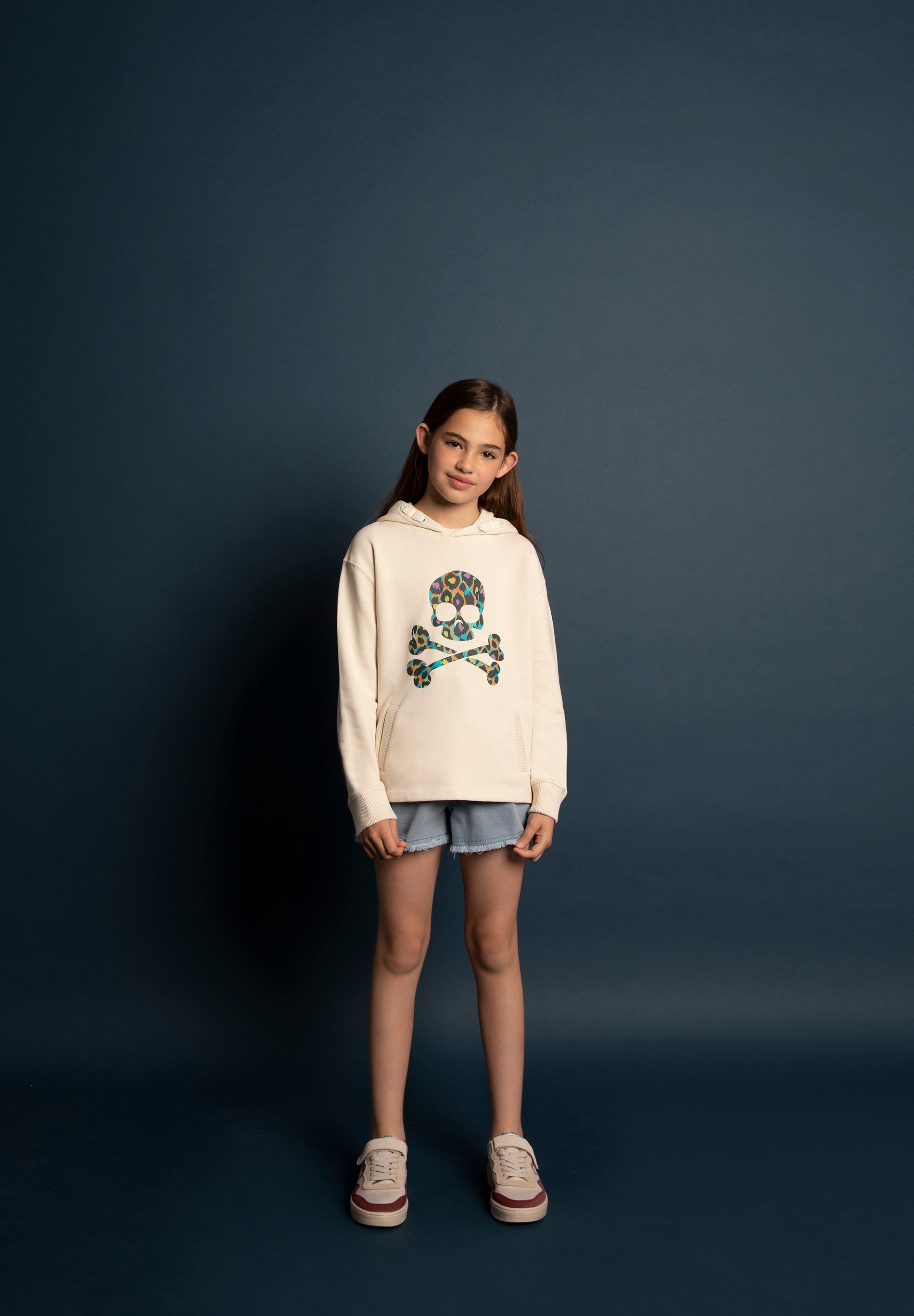SUDADERA CALAVERA ANIMAL PRINT