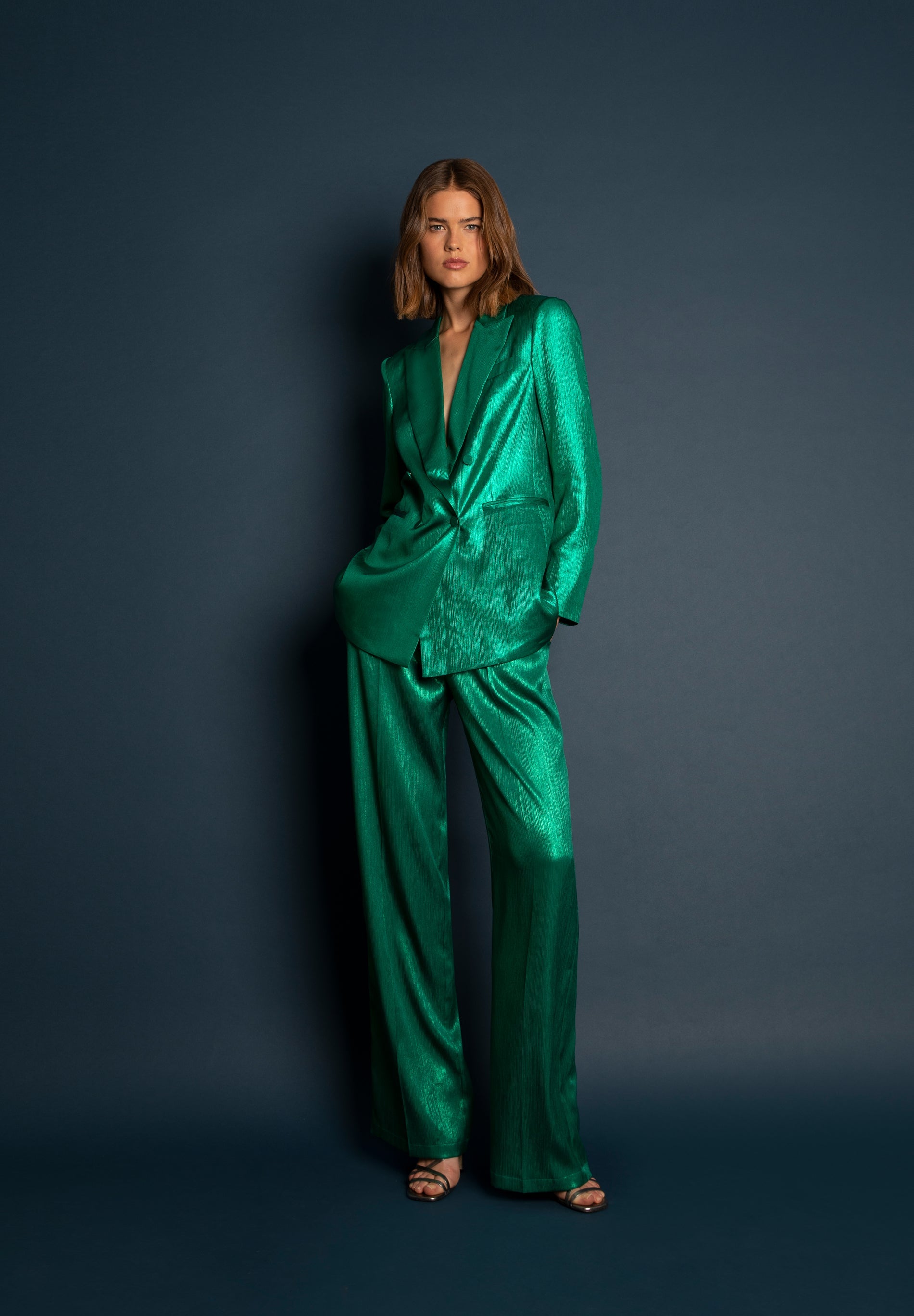 PANTALÓN PALAZZO SATINADO