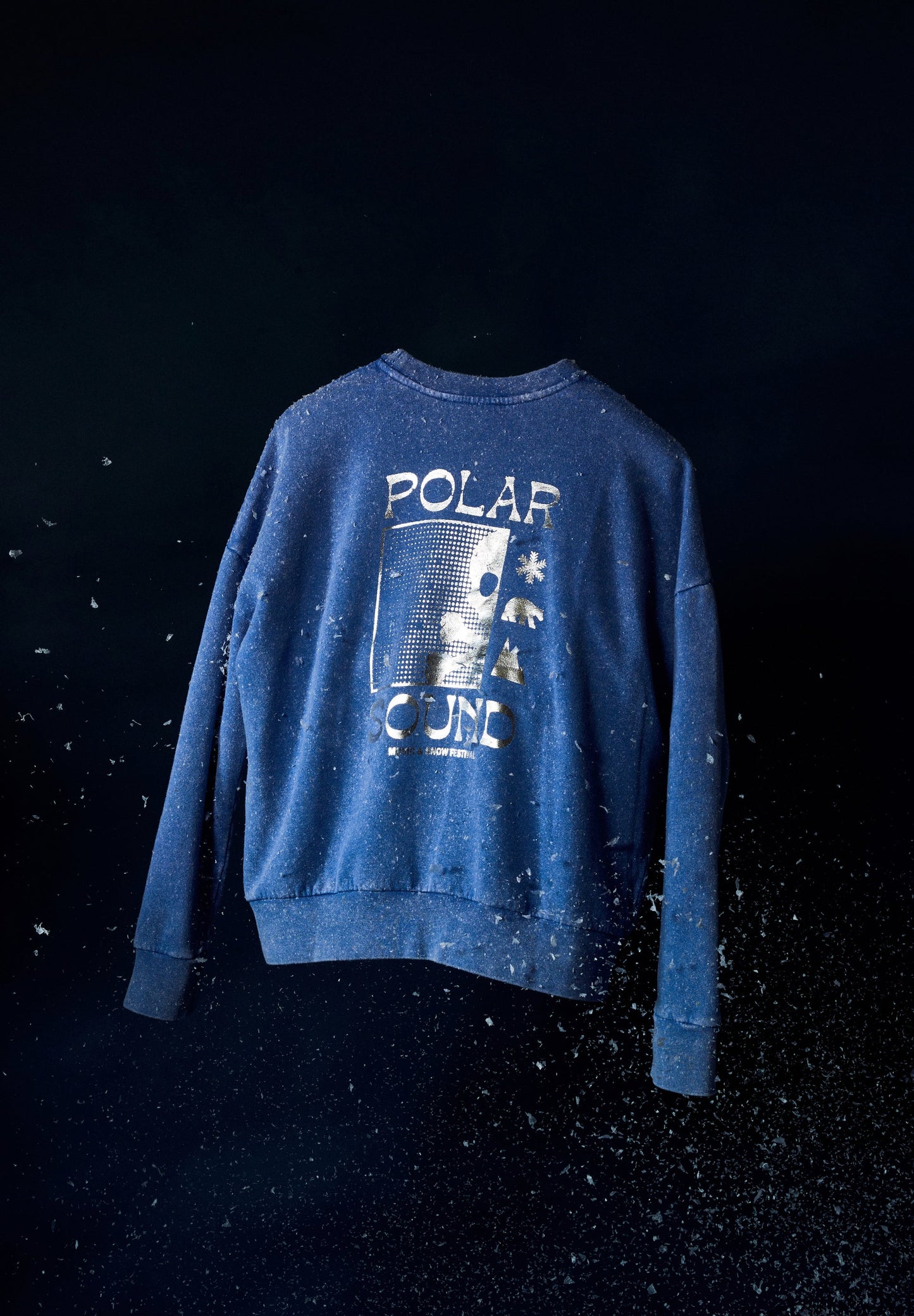 SUDADERA LAVADA CALAVERA POLAR SOUND