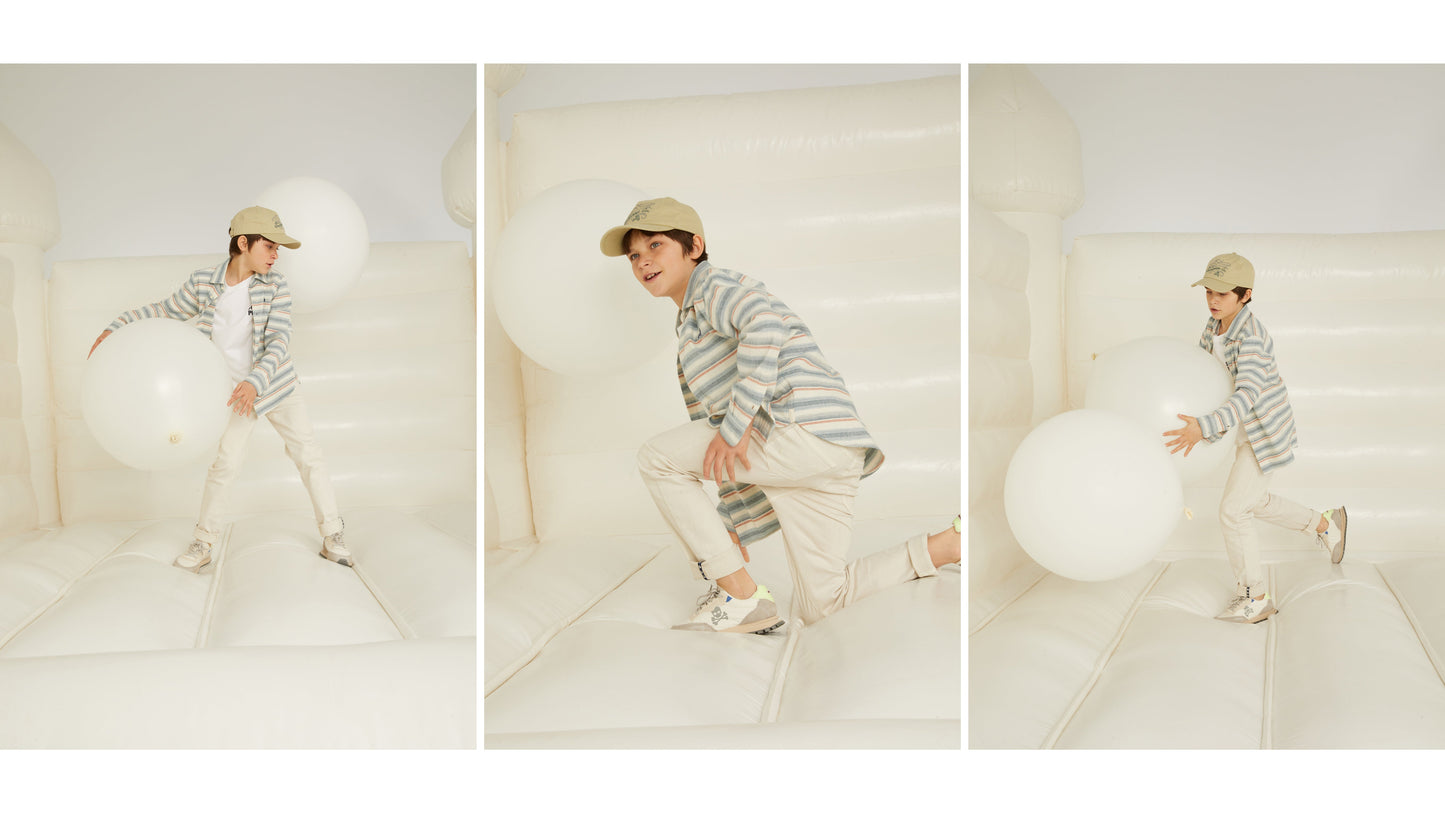 SNEAKERS CALAVERA PRINT HIGH DENSITY