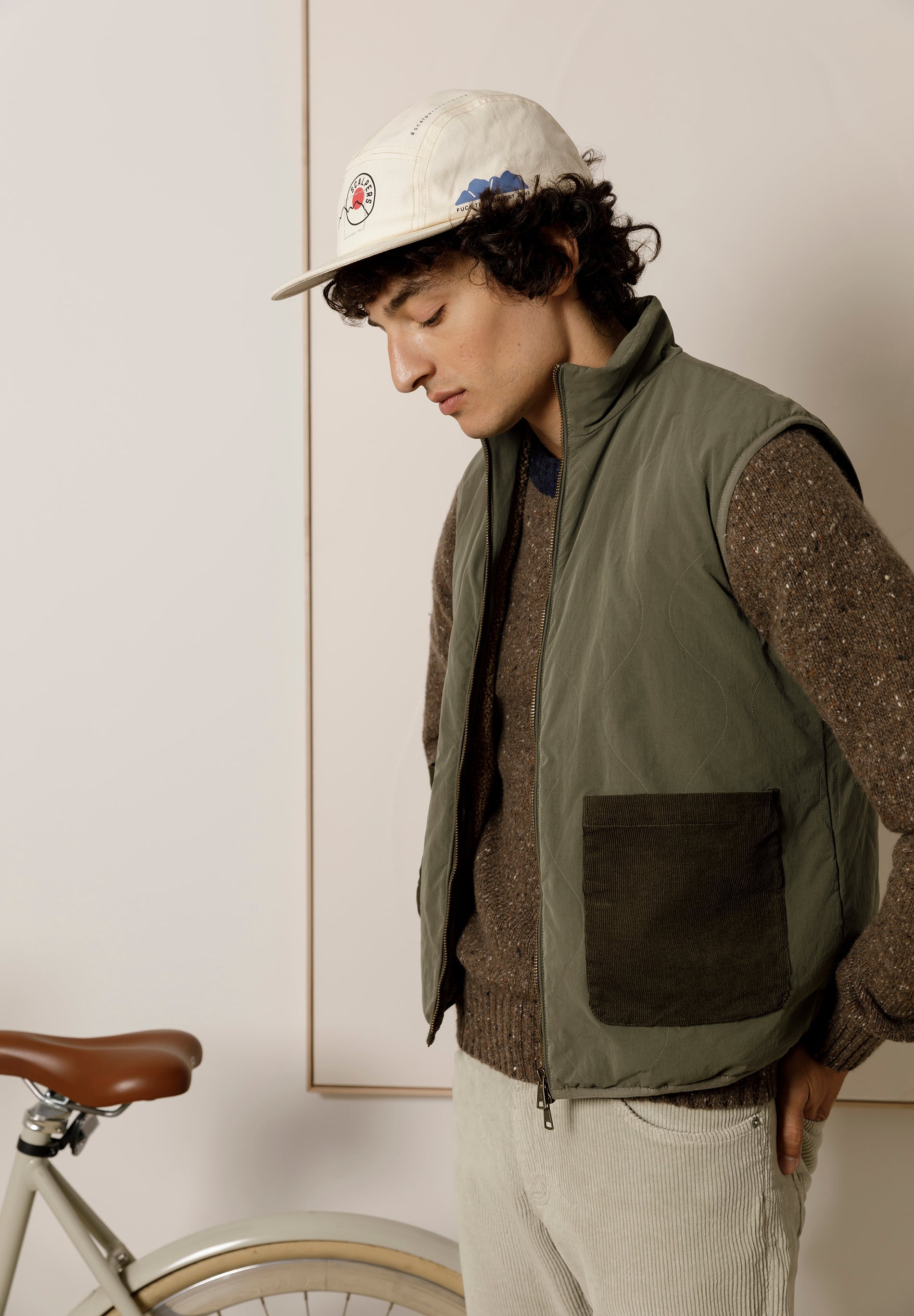 CHALECO ACOLCHADO GUATEADO