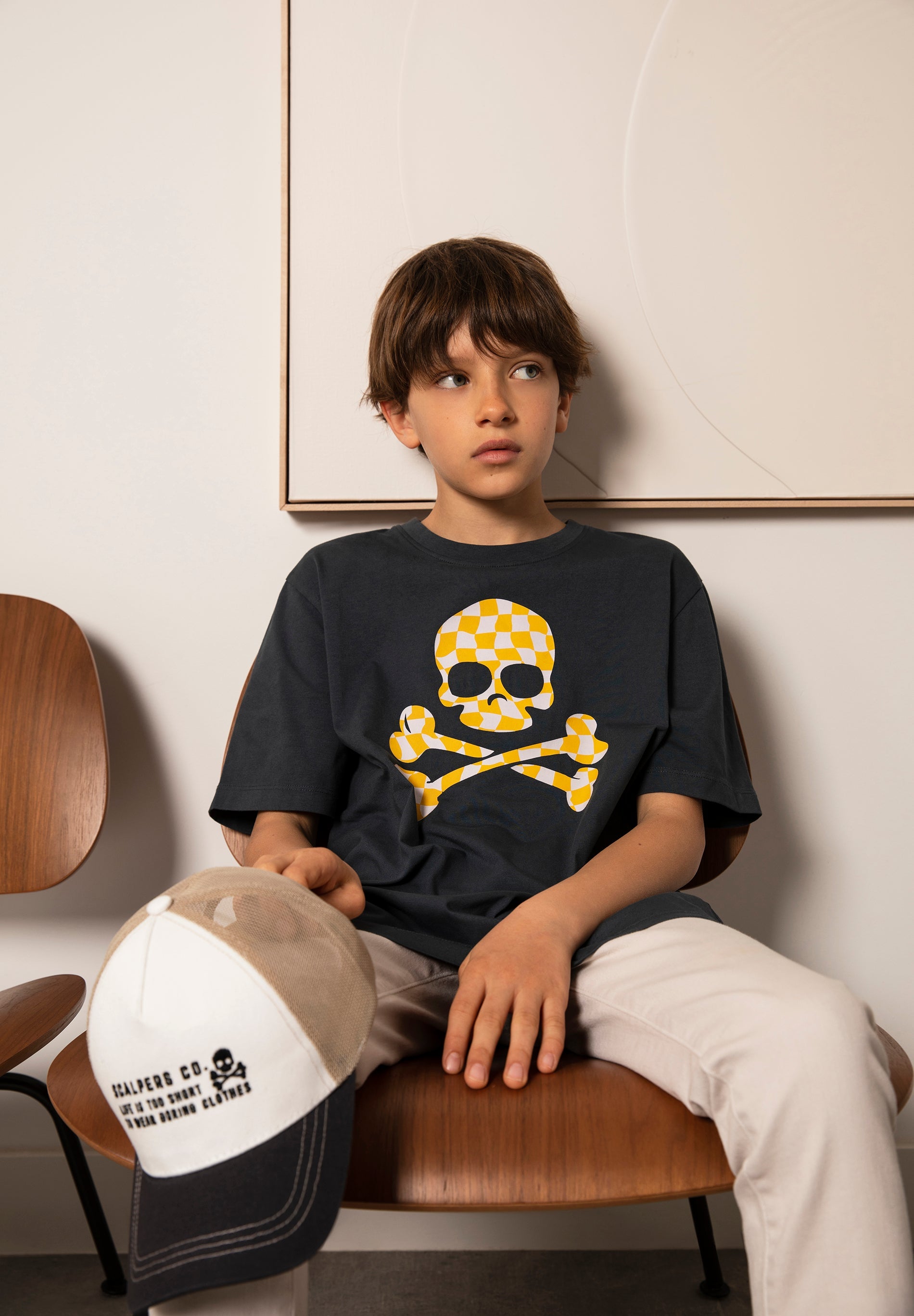 CAMISETA PRINT CHESS