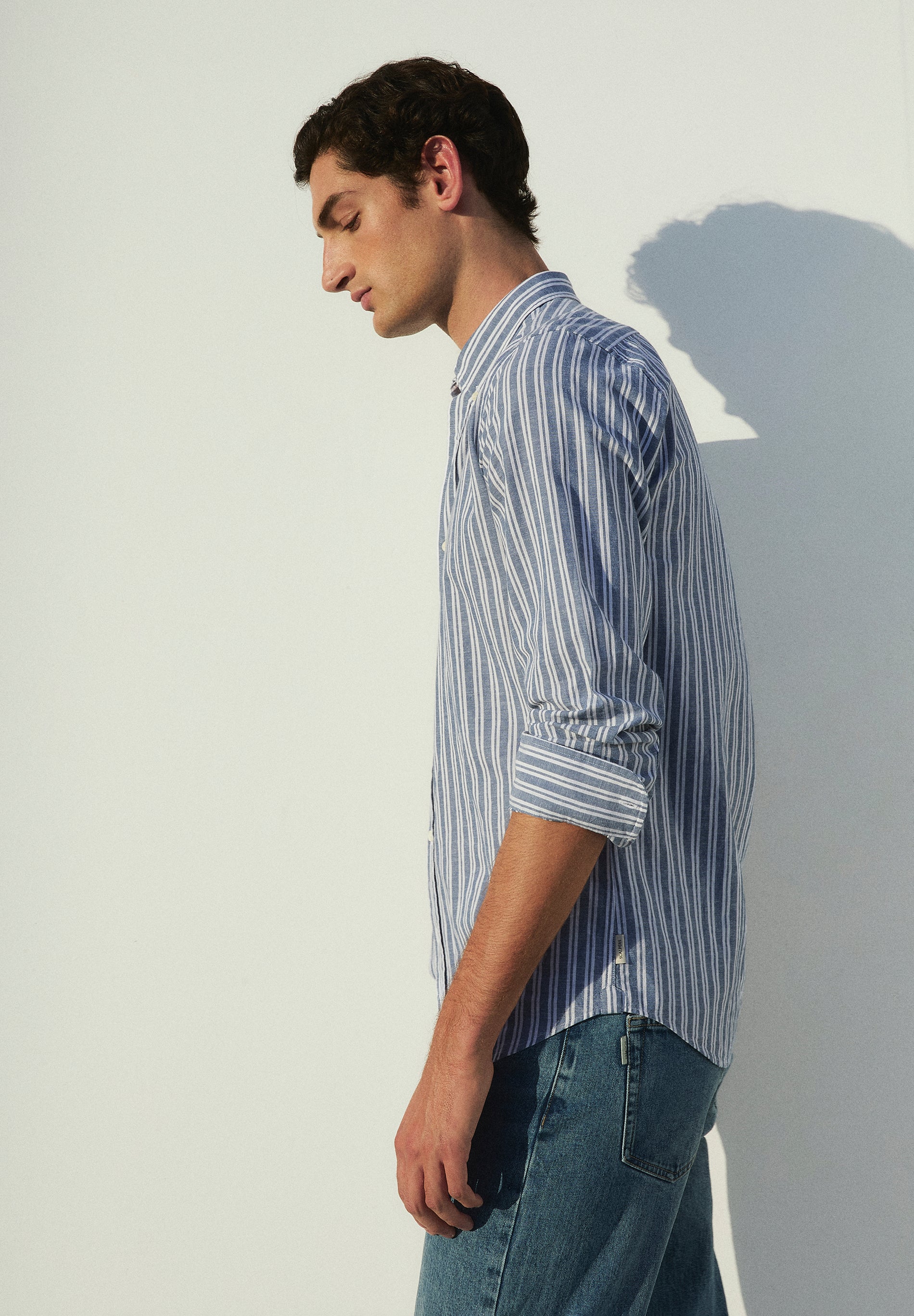 CAMISA RAYAS CALAVERA CONTRASTE