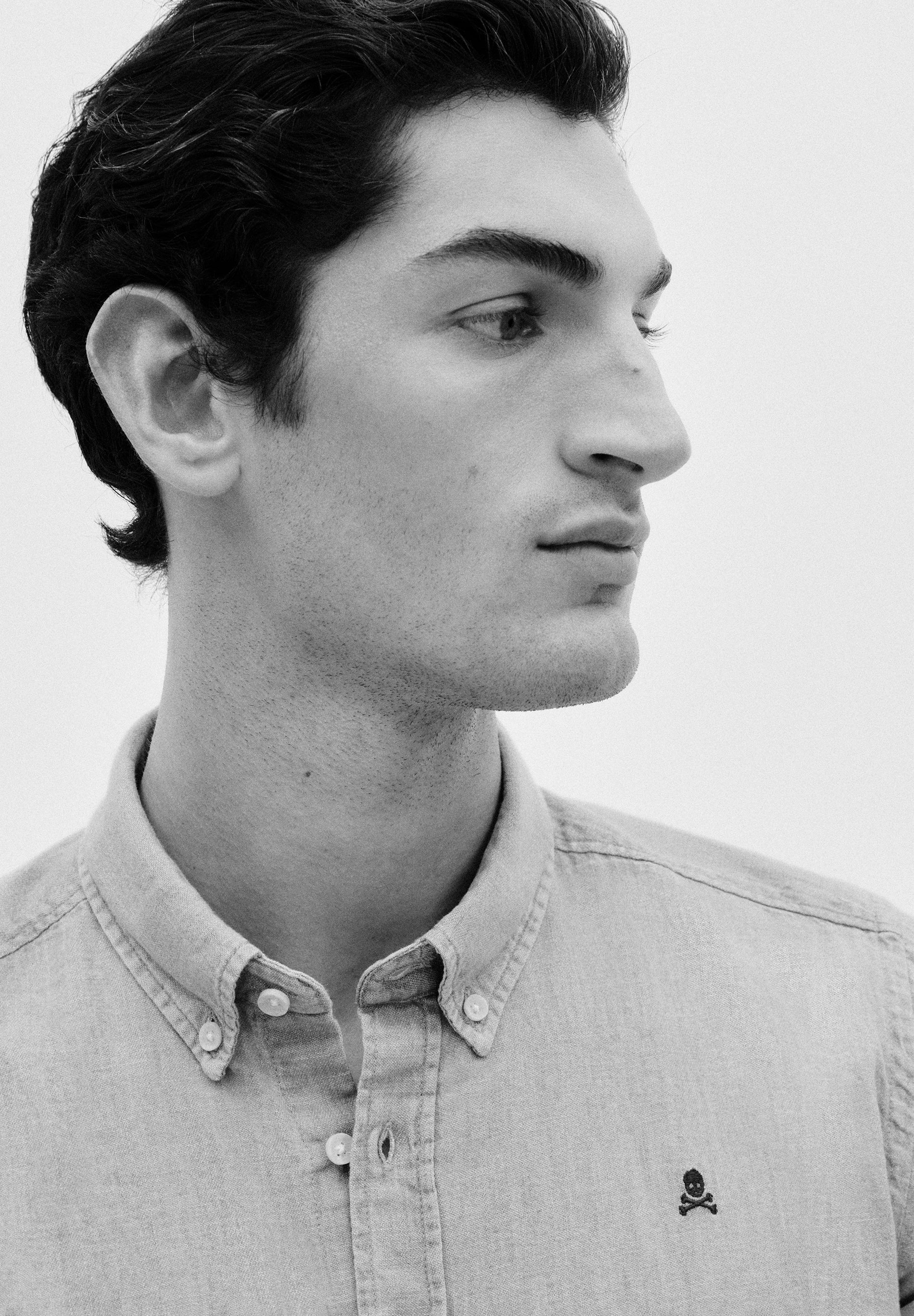 CAMISA CALAVERA LISA