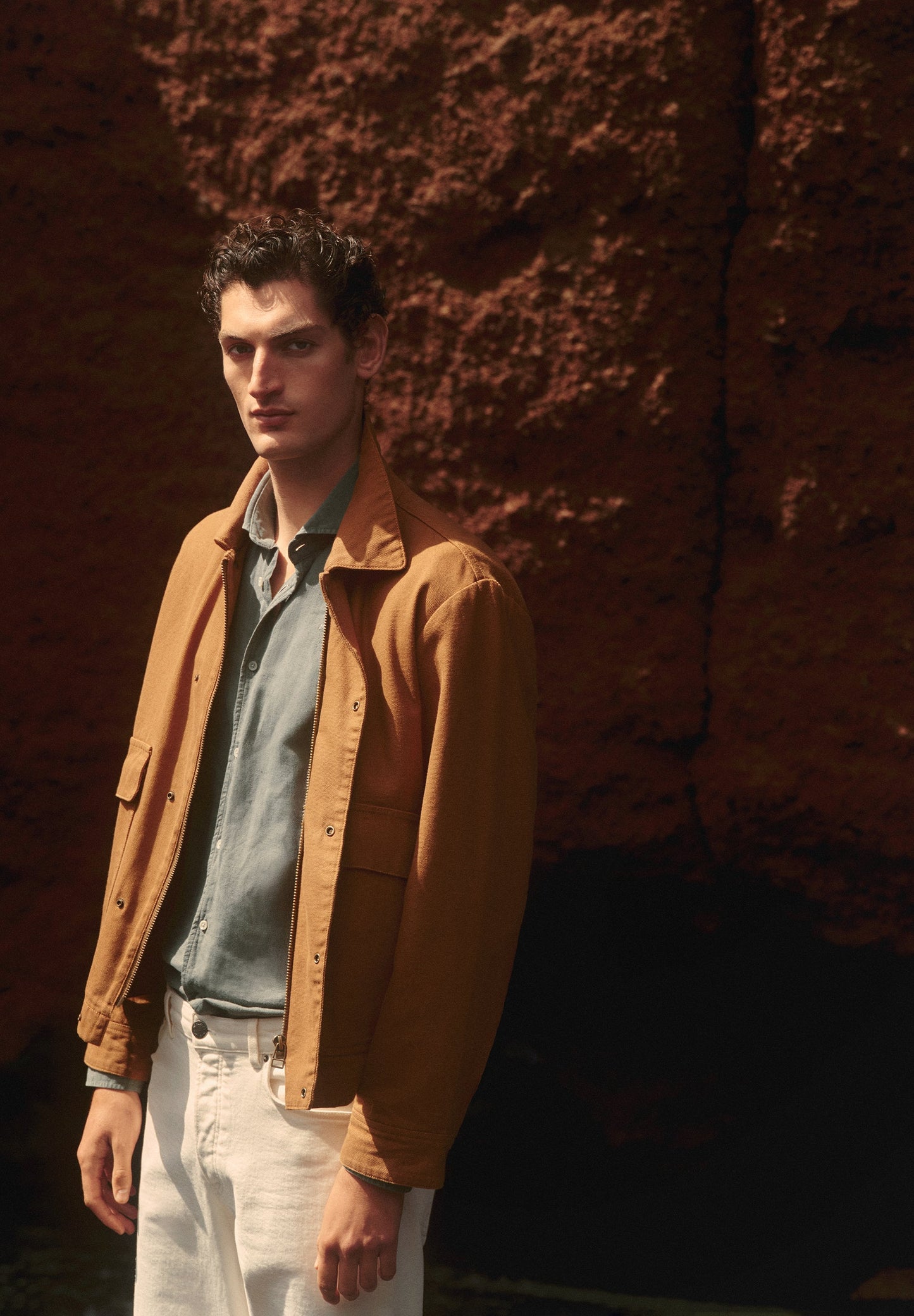 CAMISA LINO CALAVERA