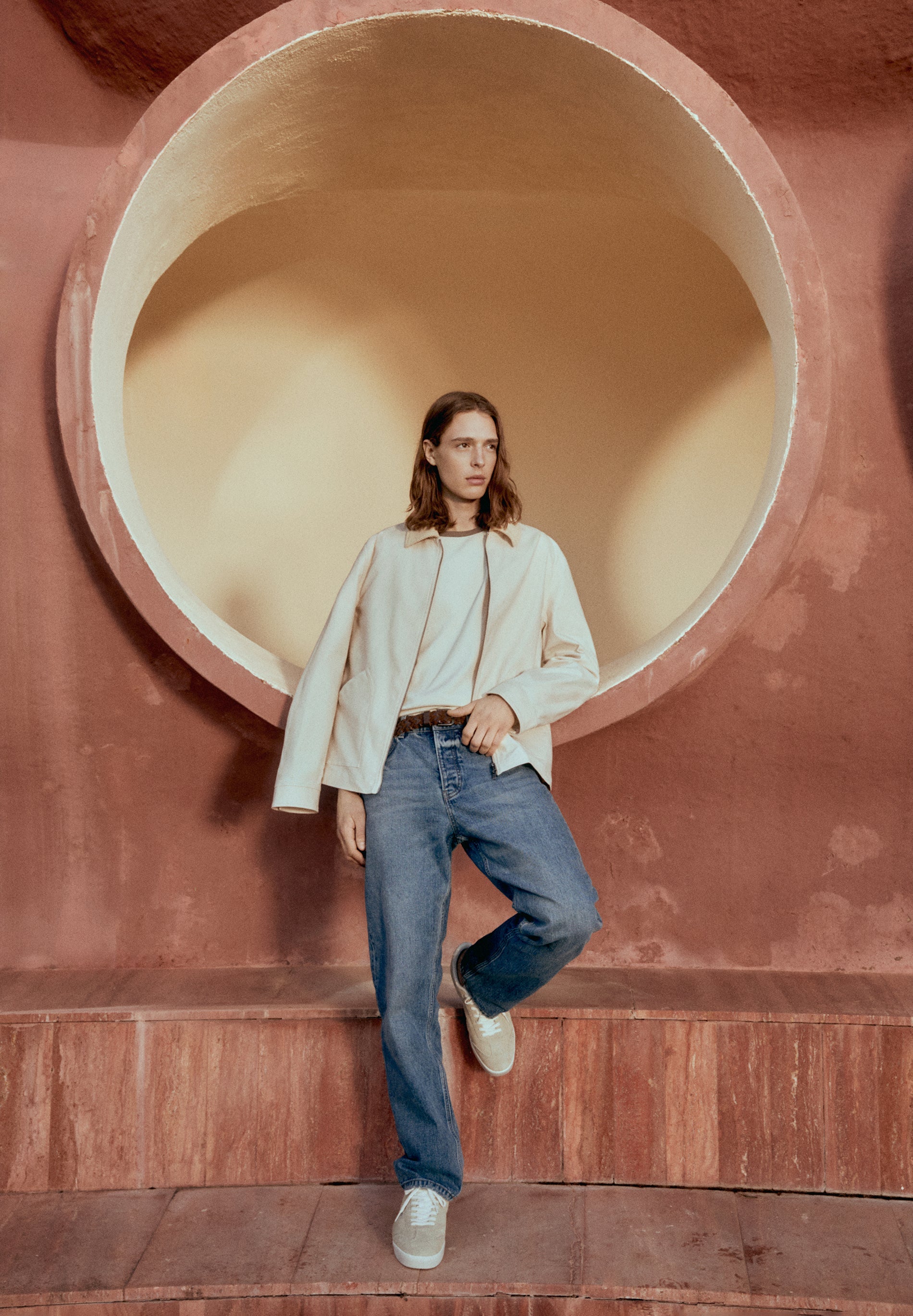 CHAQUETA CANVAS CUELLO PANA