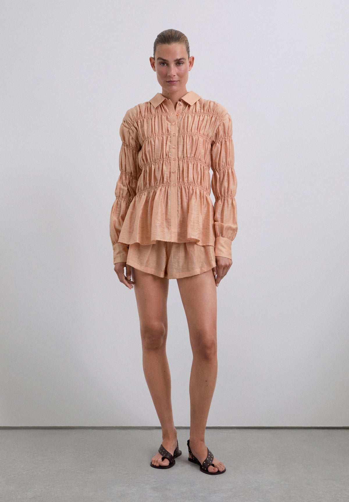 CAMISA SMOCK FRUNCES