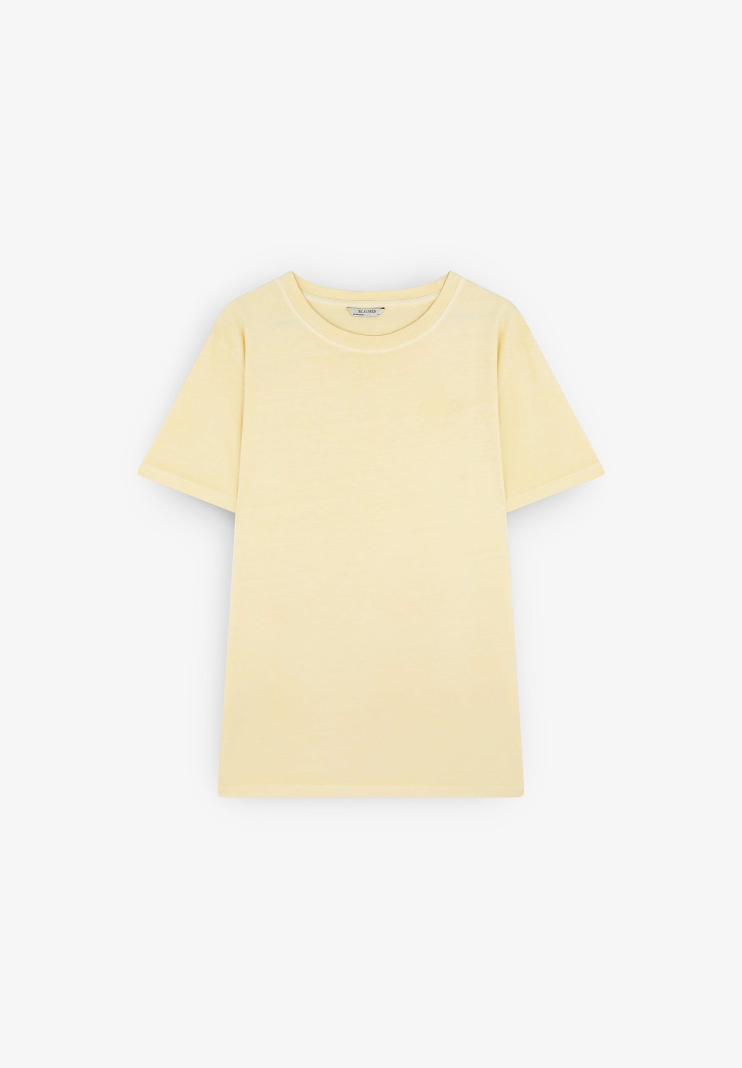 POLERA CALAVERA BORDADA TONO