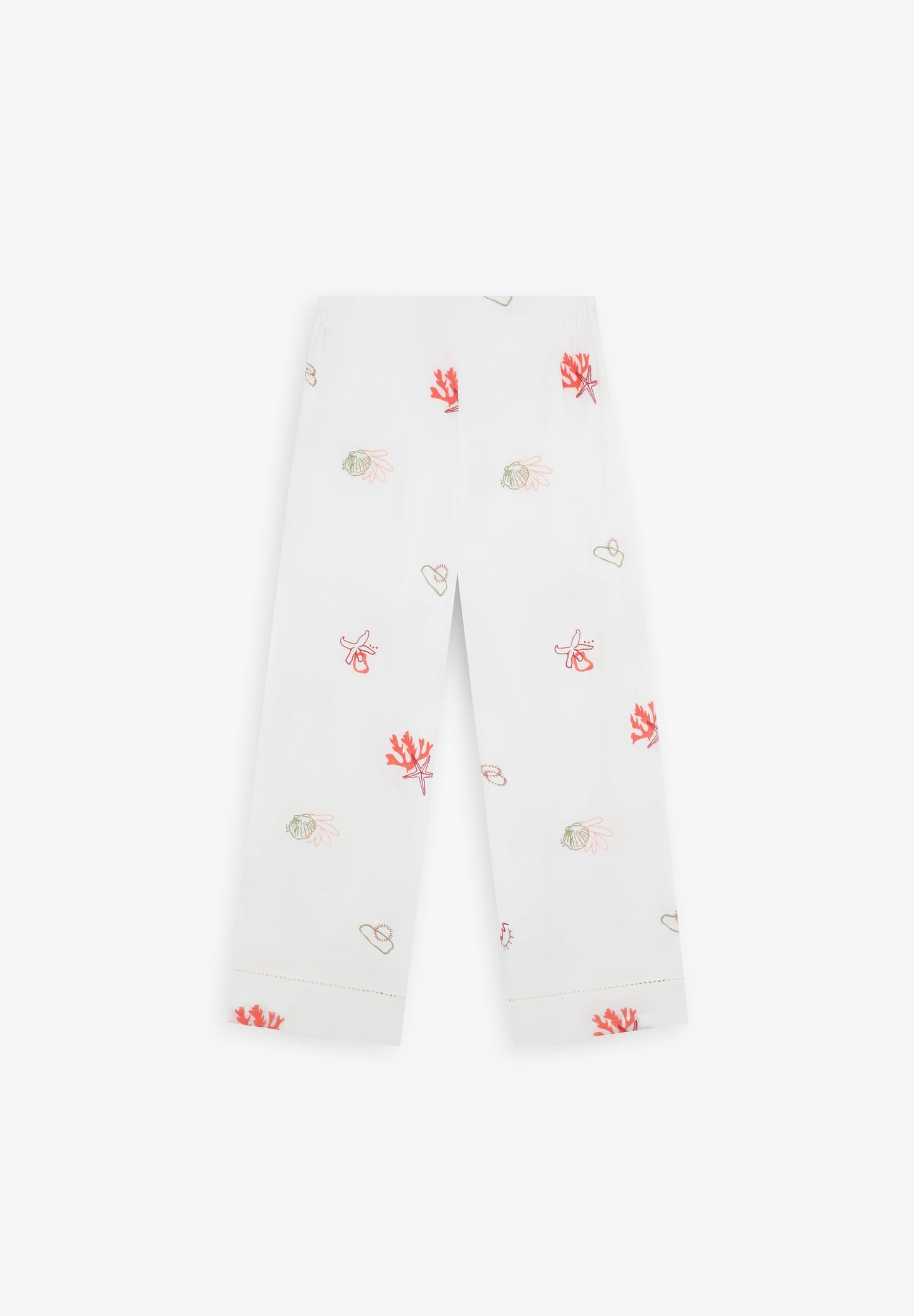 PANTALÓN ALGODÓN BORDADOS